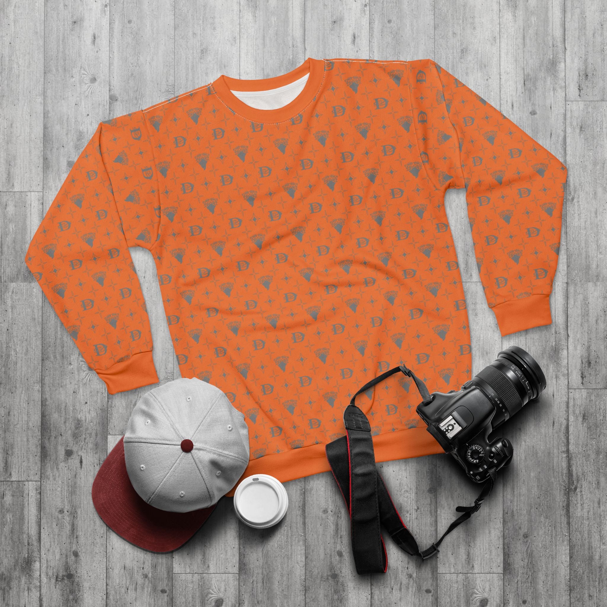 Bandito Panther Custom Monogram Print Unisex Sweatshirt AOP