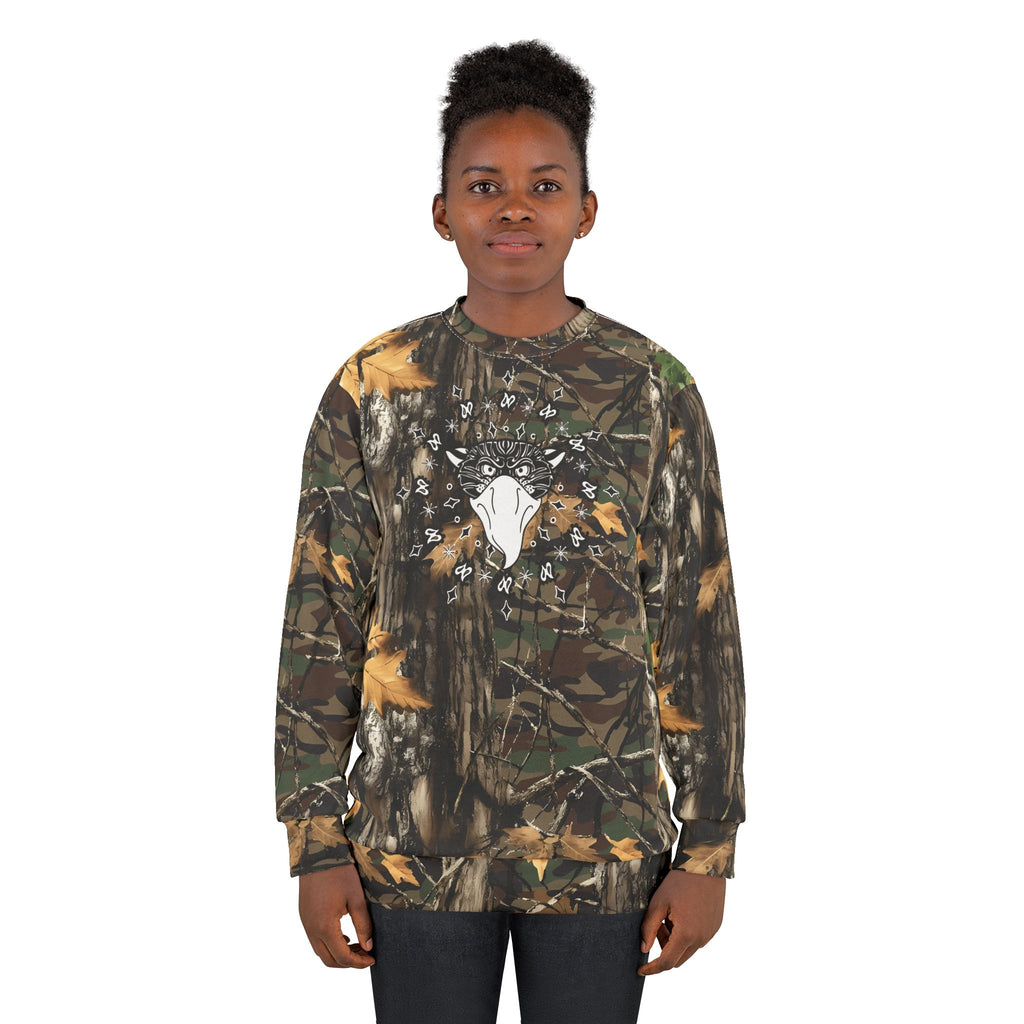 Bandito Panther Paisley Print Unisex Sweatshirt AOP