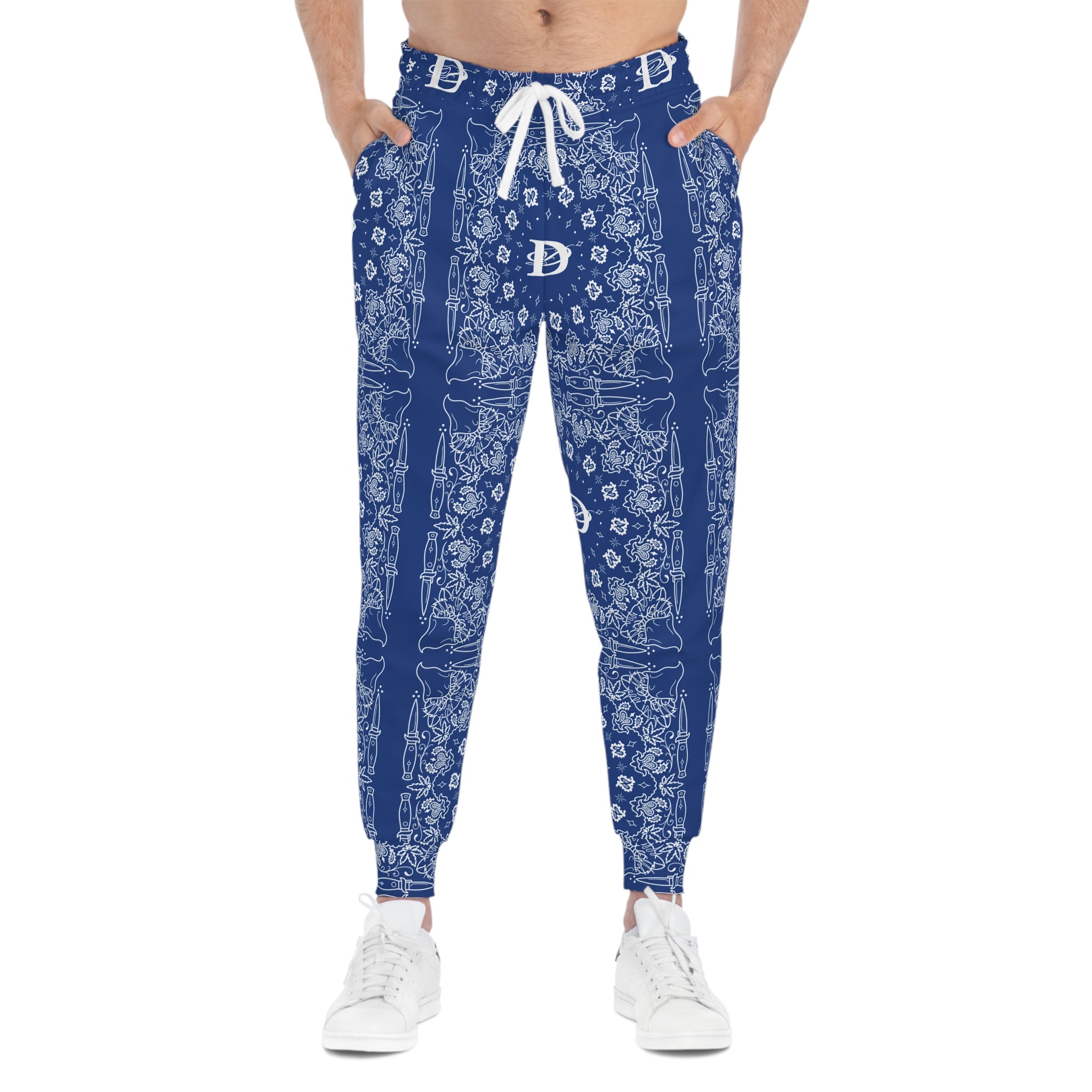 DD Custom Bandana Print Joggers AOP