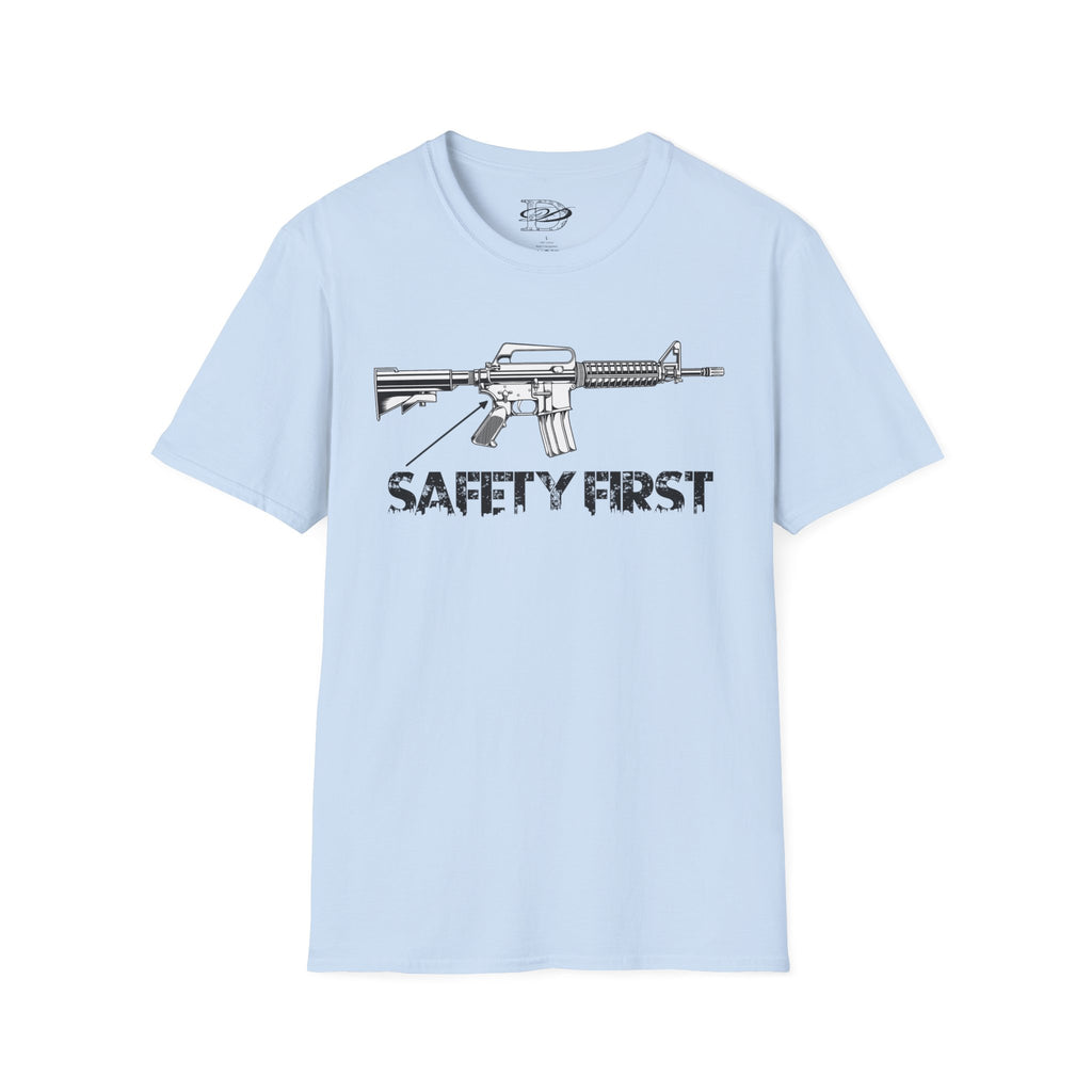 "Safety First" AR-15 Unisex Softstyle T-Shirt