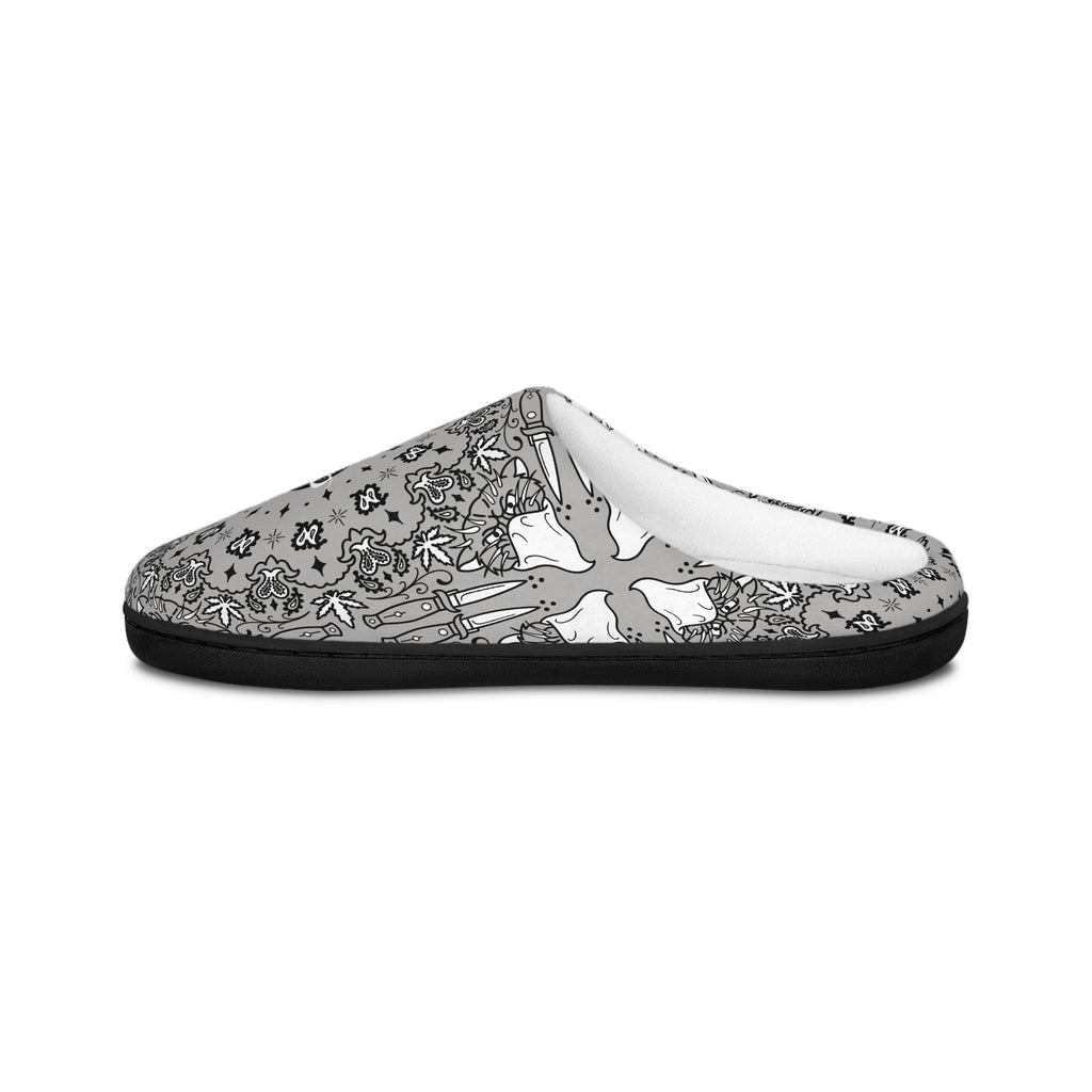DD Custom Bandana Print Indoor Slippers AOP
