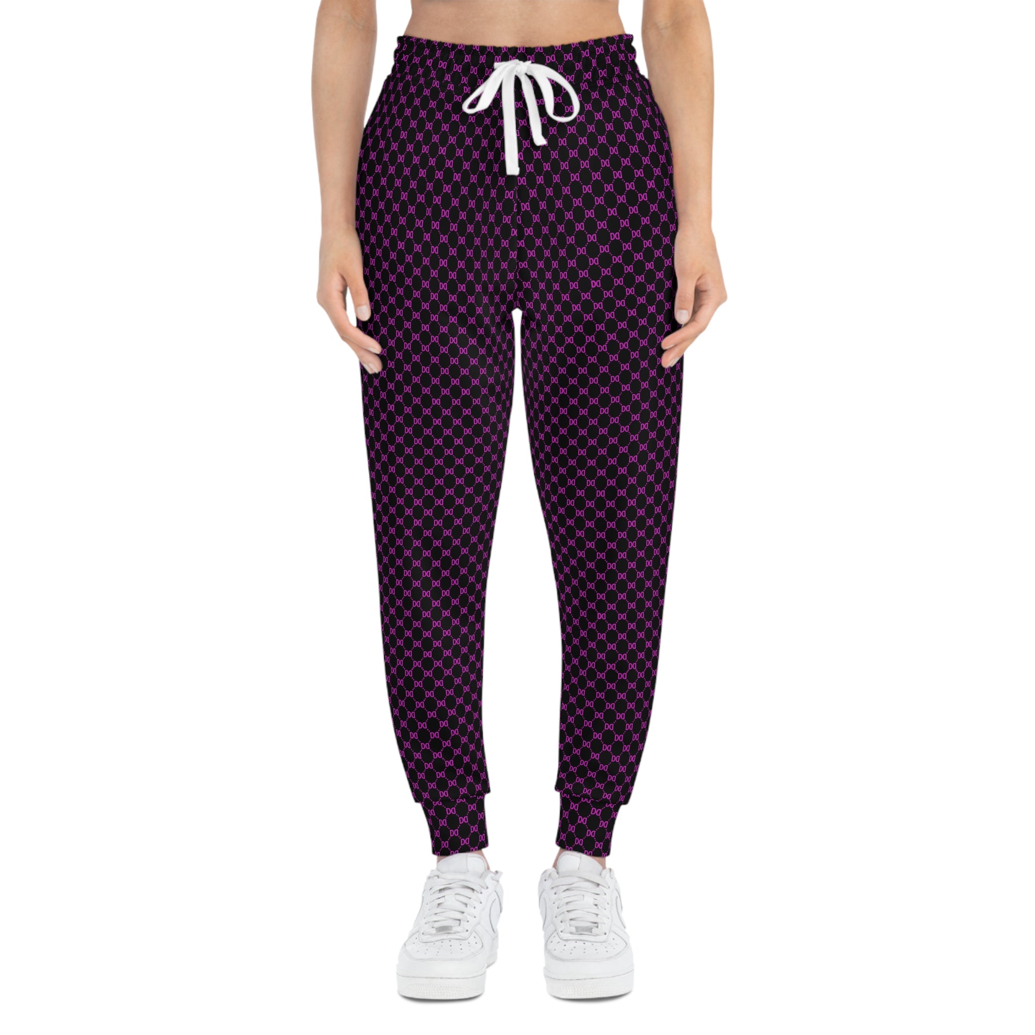DD Custom Monogram Print Unisex Joggers AOP