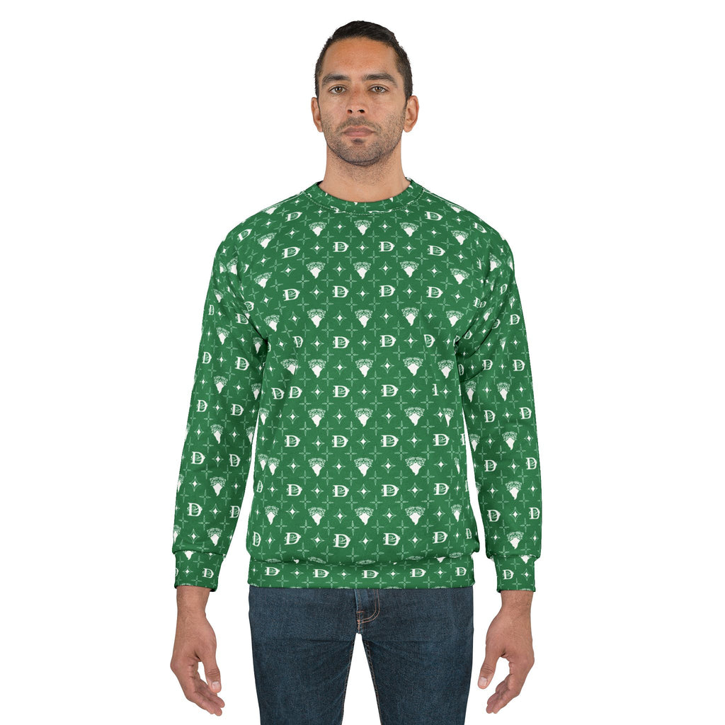 Bandito Panther Custom Monogram Print Unisex Sweatshirt AOP