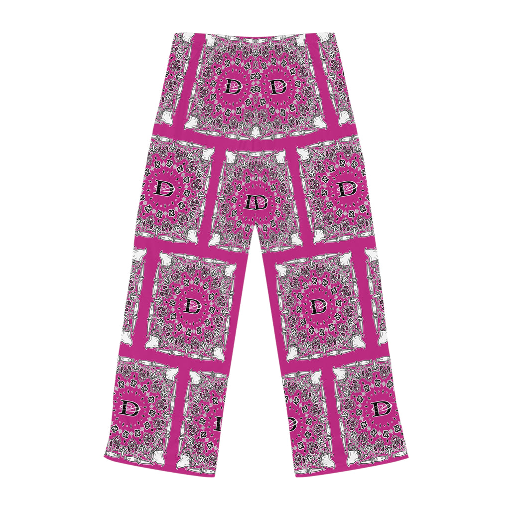 DD Custom Bandana Print Women's Pajama Pants AOP