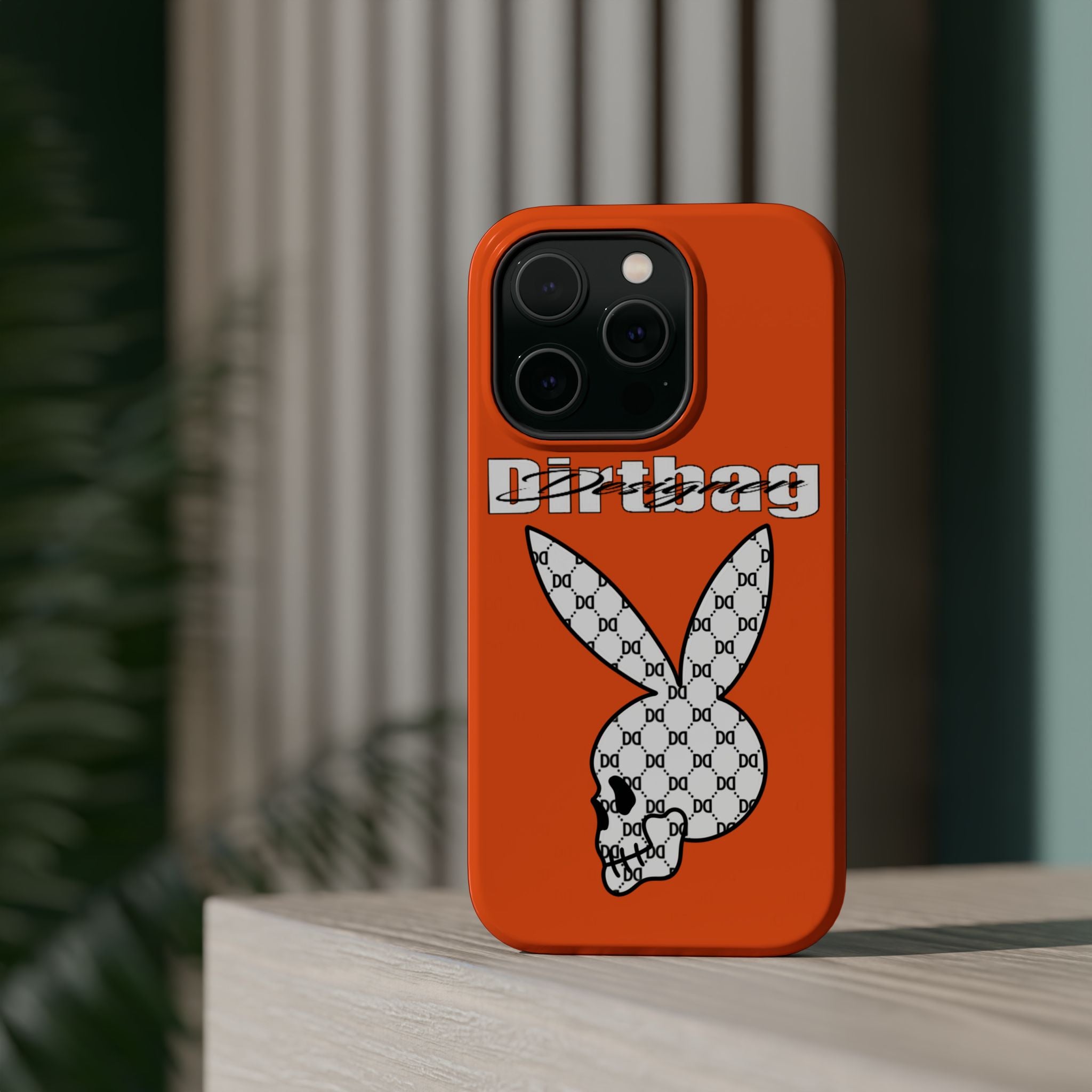 DD Monogram Bunny Skull Magnetic Phone Case