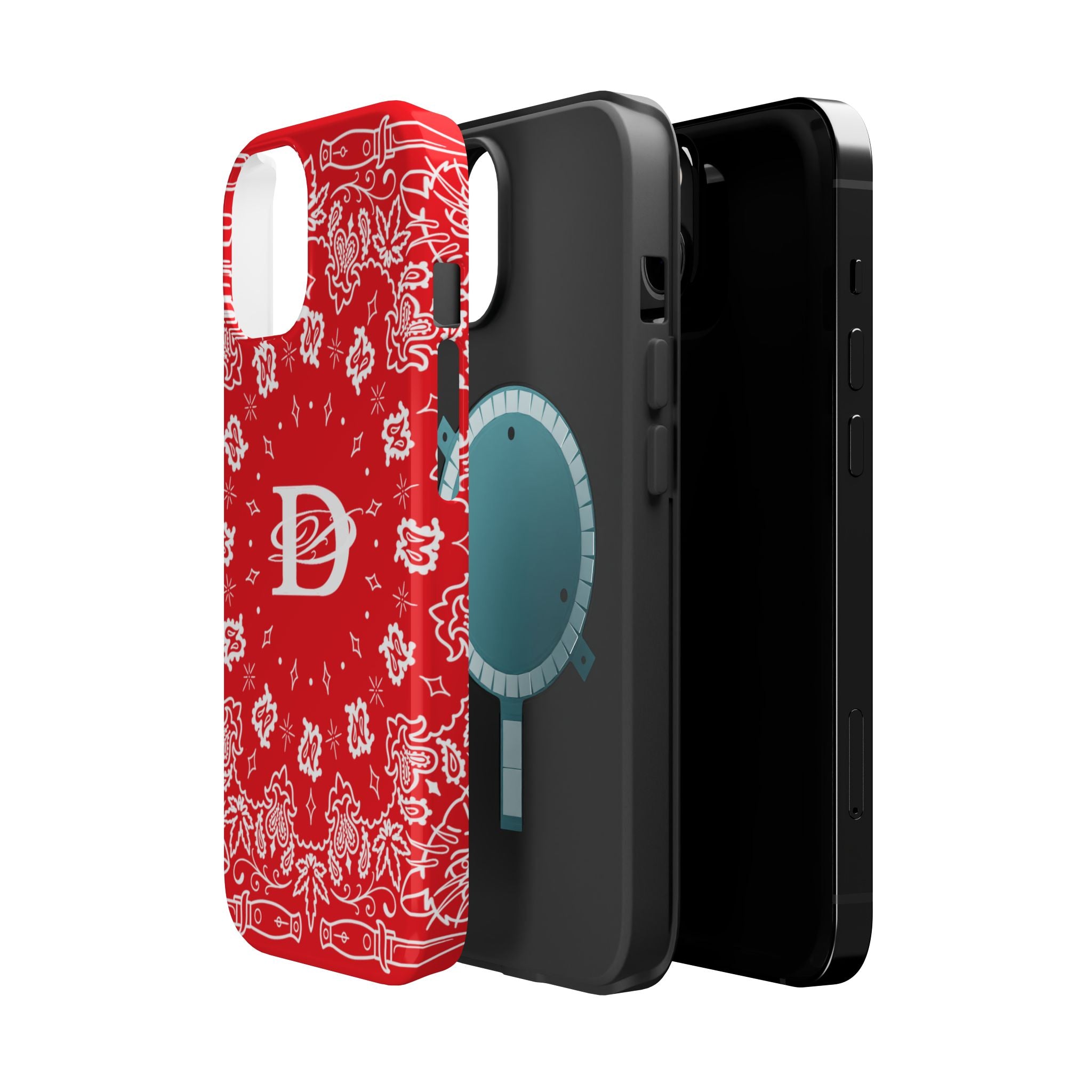DD Custom Bandana Print Magnetic iPhone Case