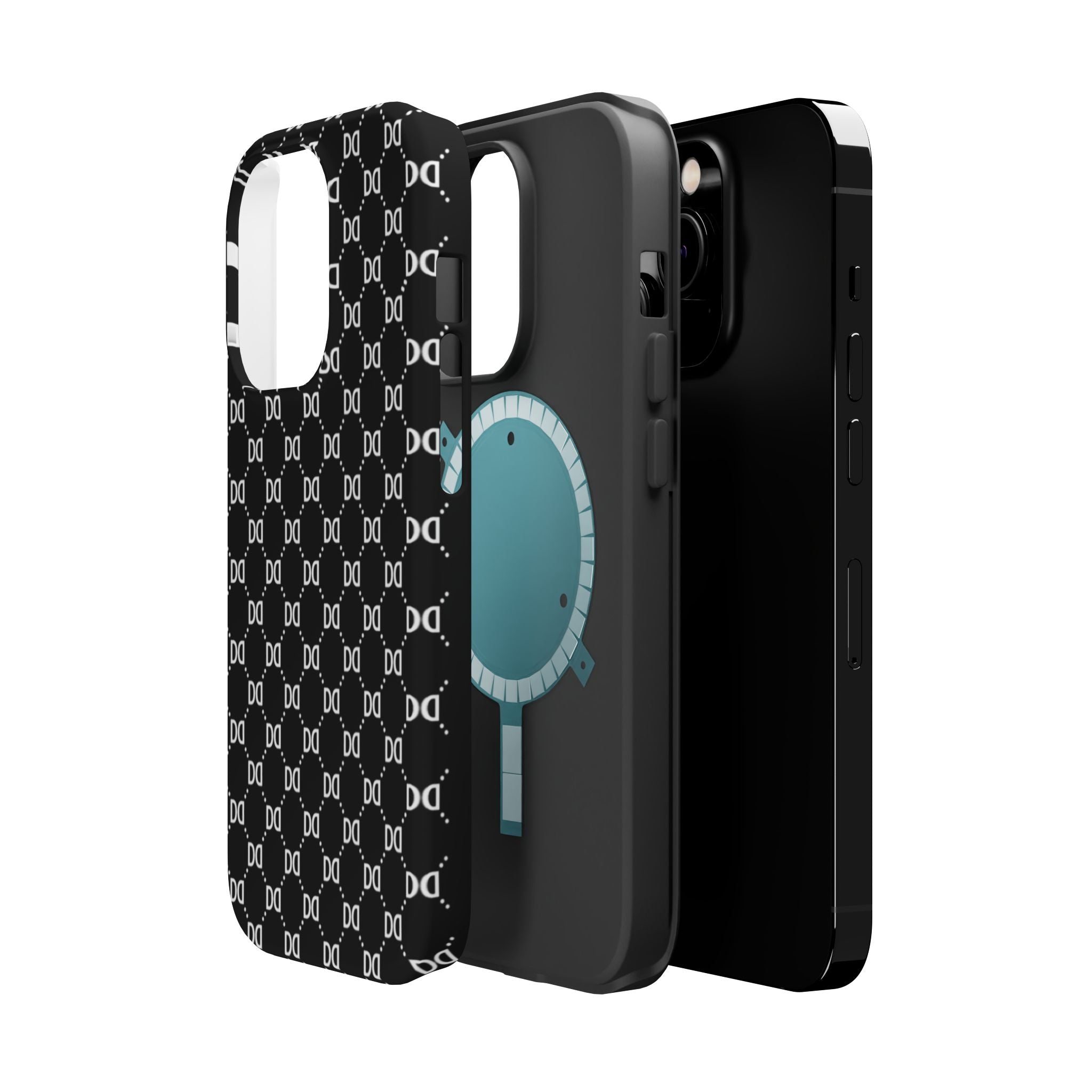 DD Monogram Pattern Magnetic Phone Case