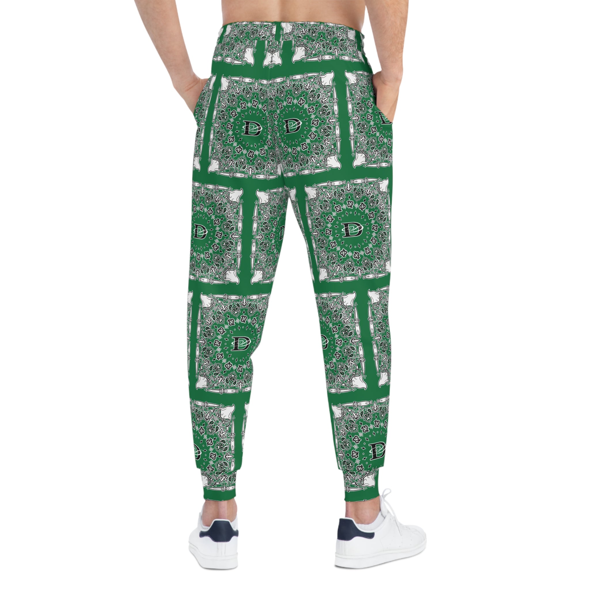 DD Custom Bandana Print Joggers AOP