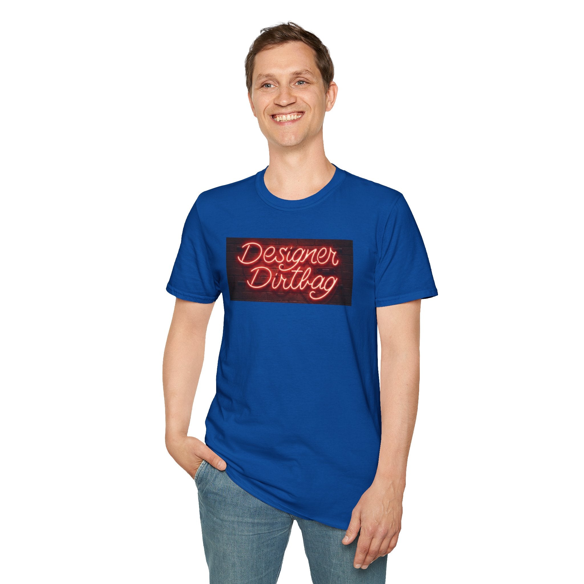 DD Neon Sign Softstyle Unisex T-Shirt