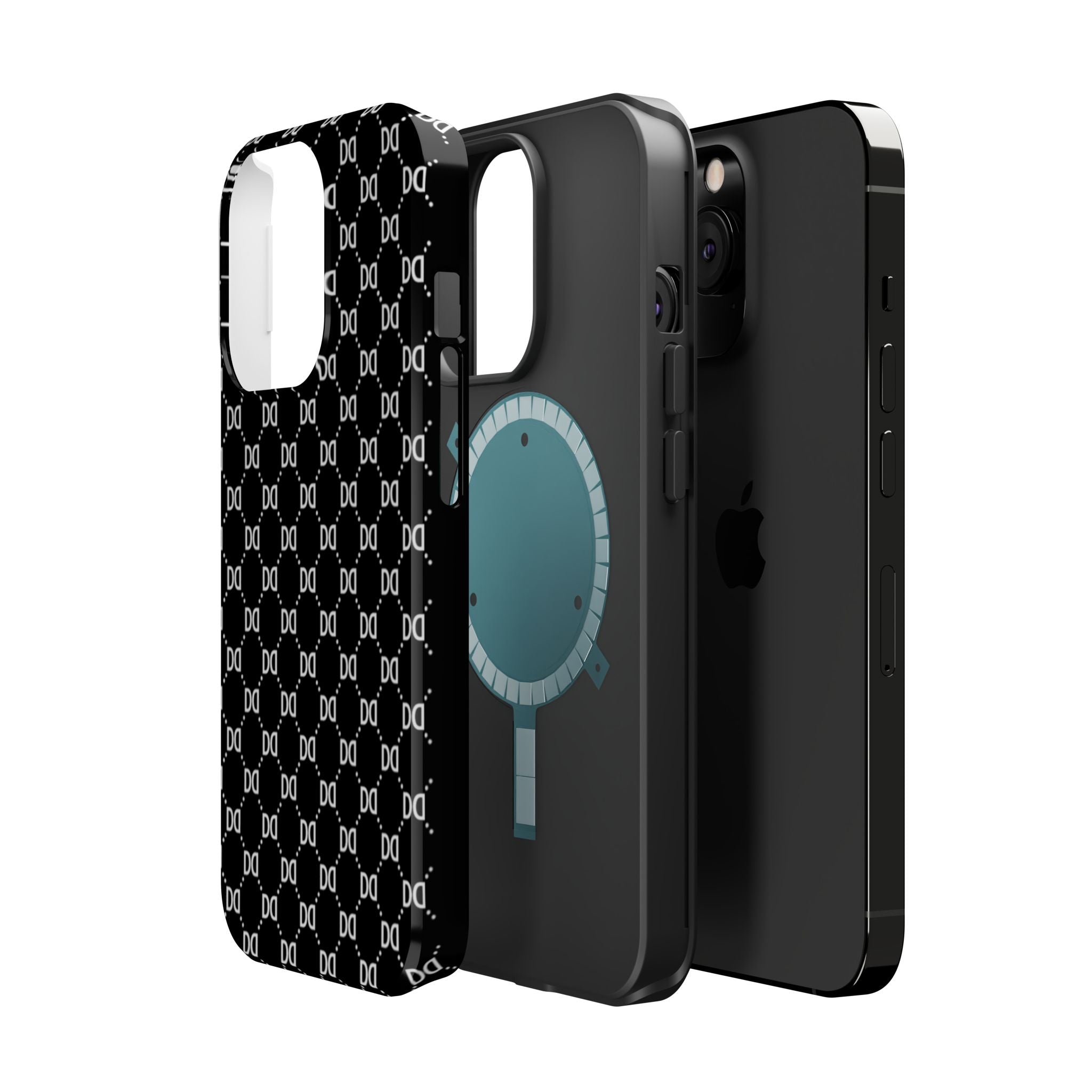 DD Monogram Pattern Magnetic Phone Case
