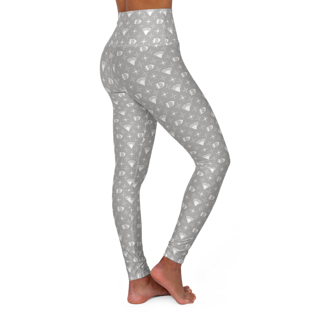 Bandito Panther Custom Monogram High Waisted Yoga Leggings AOP