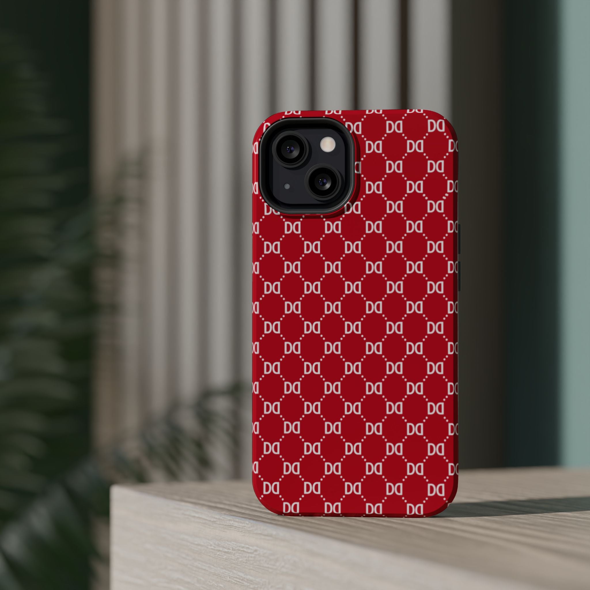 DD Monogram Pattern Magnetic Phone Case