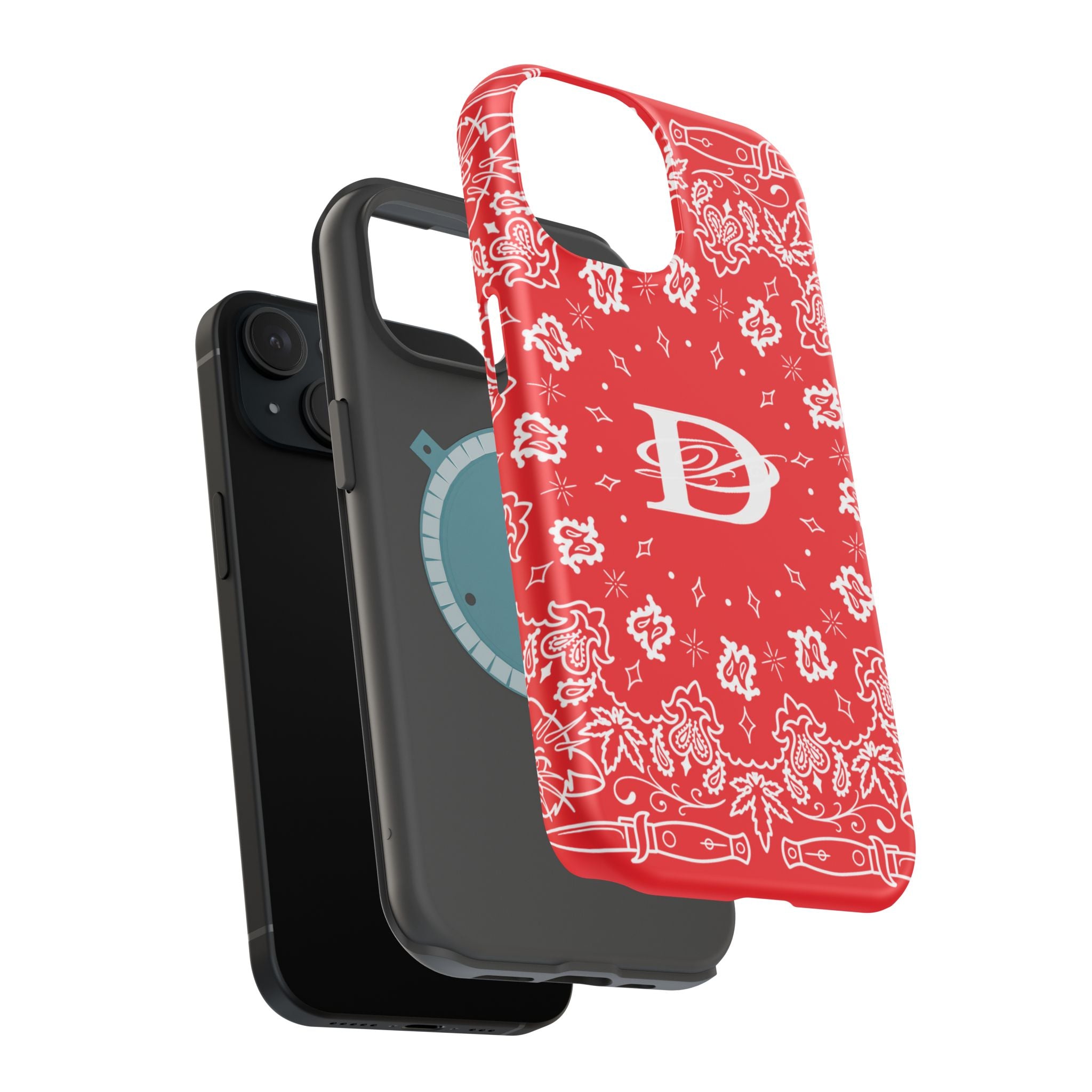 DD Custom Bandana Print Magnetic iPhone Case