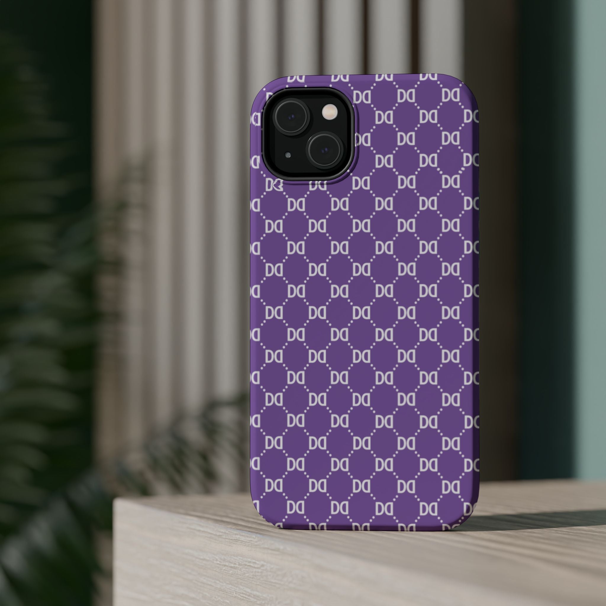 DD Monogram Pattern Magnetic Phone Case