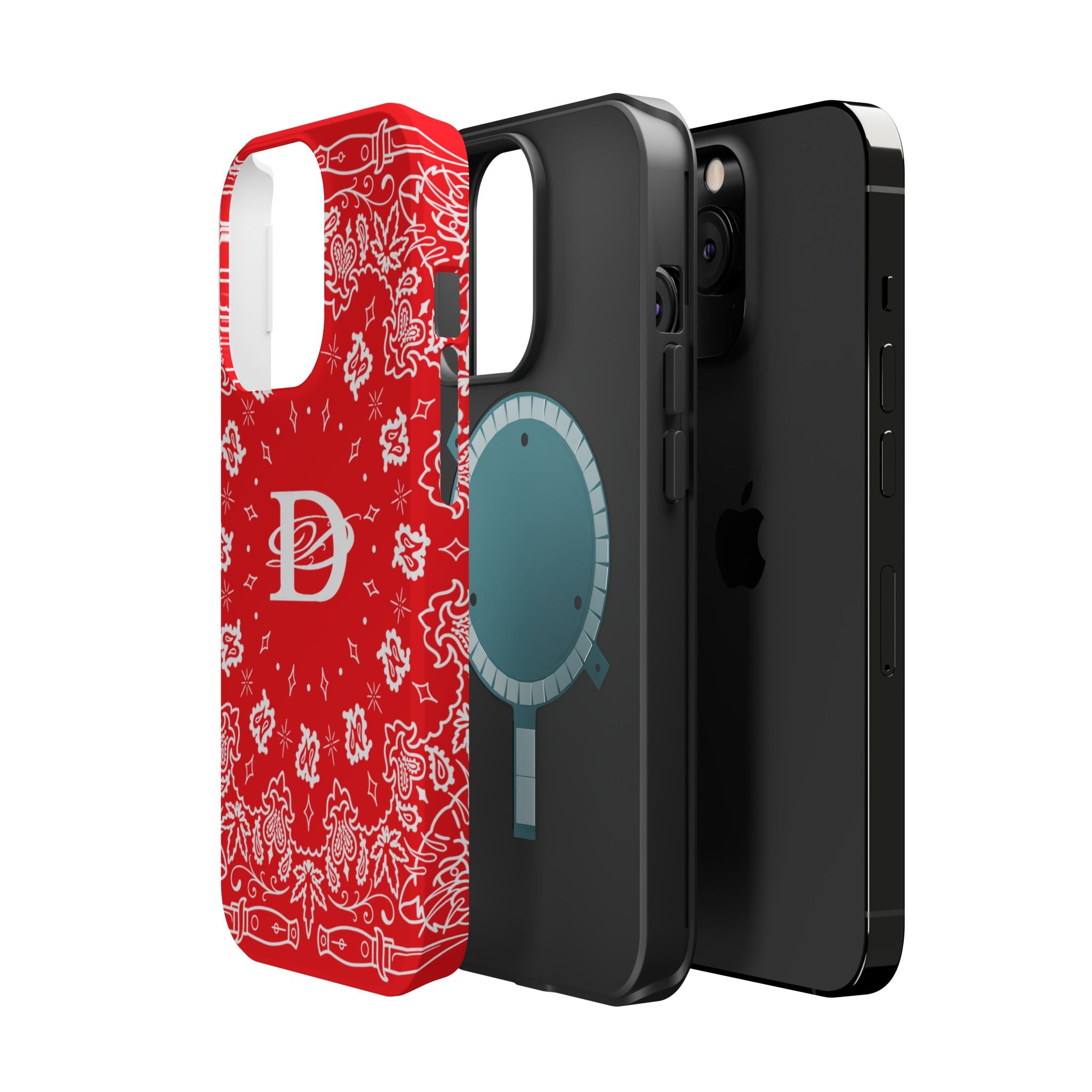 DD Custom Bandana Print Magnetic iPhone Case