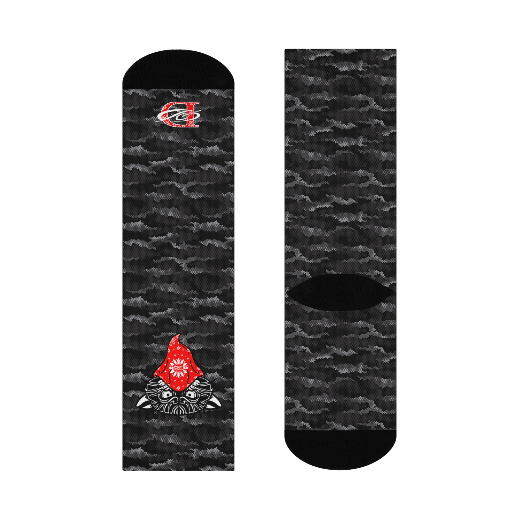 Bandito Panther Digital Hexagon Urban Camo Crew Socks AOP