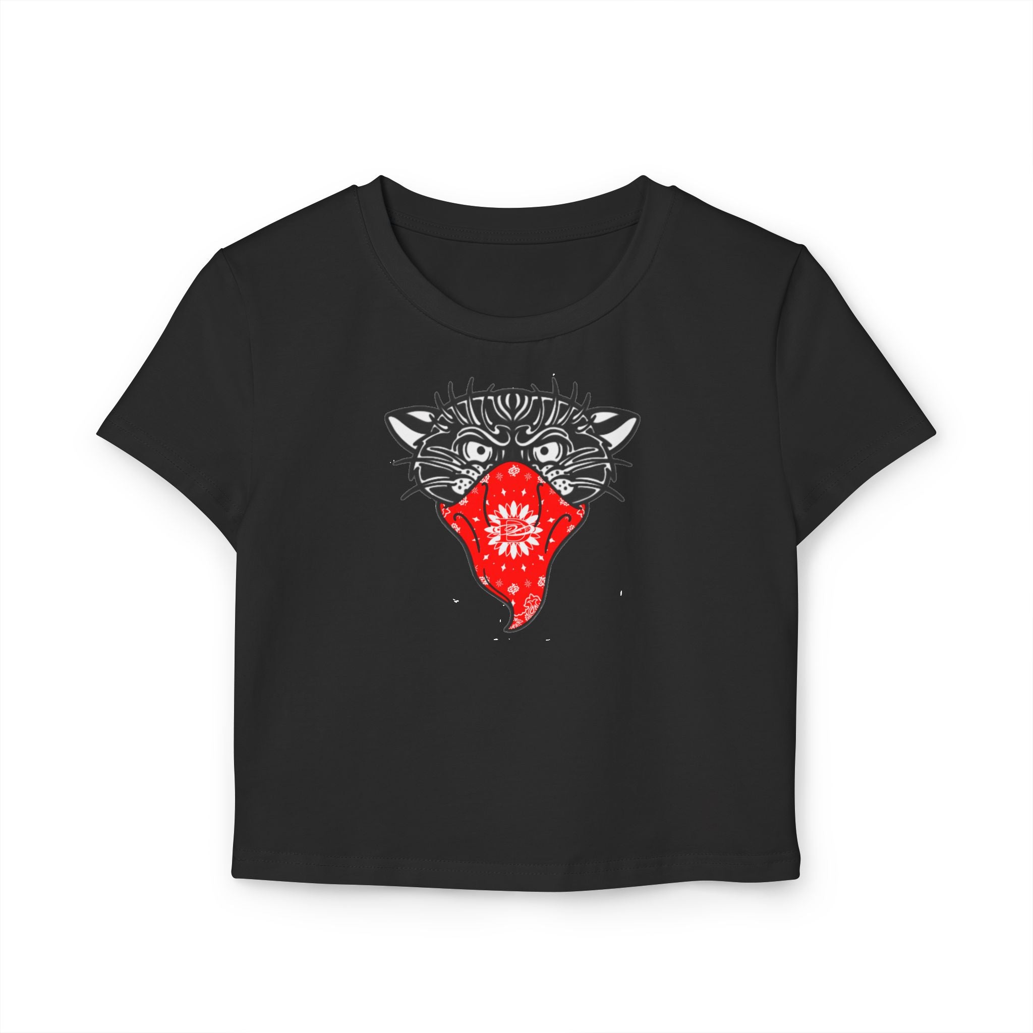 Bandito Panther Baby Tee Crop Top