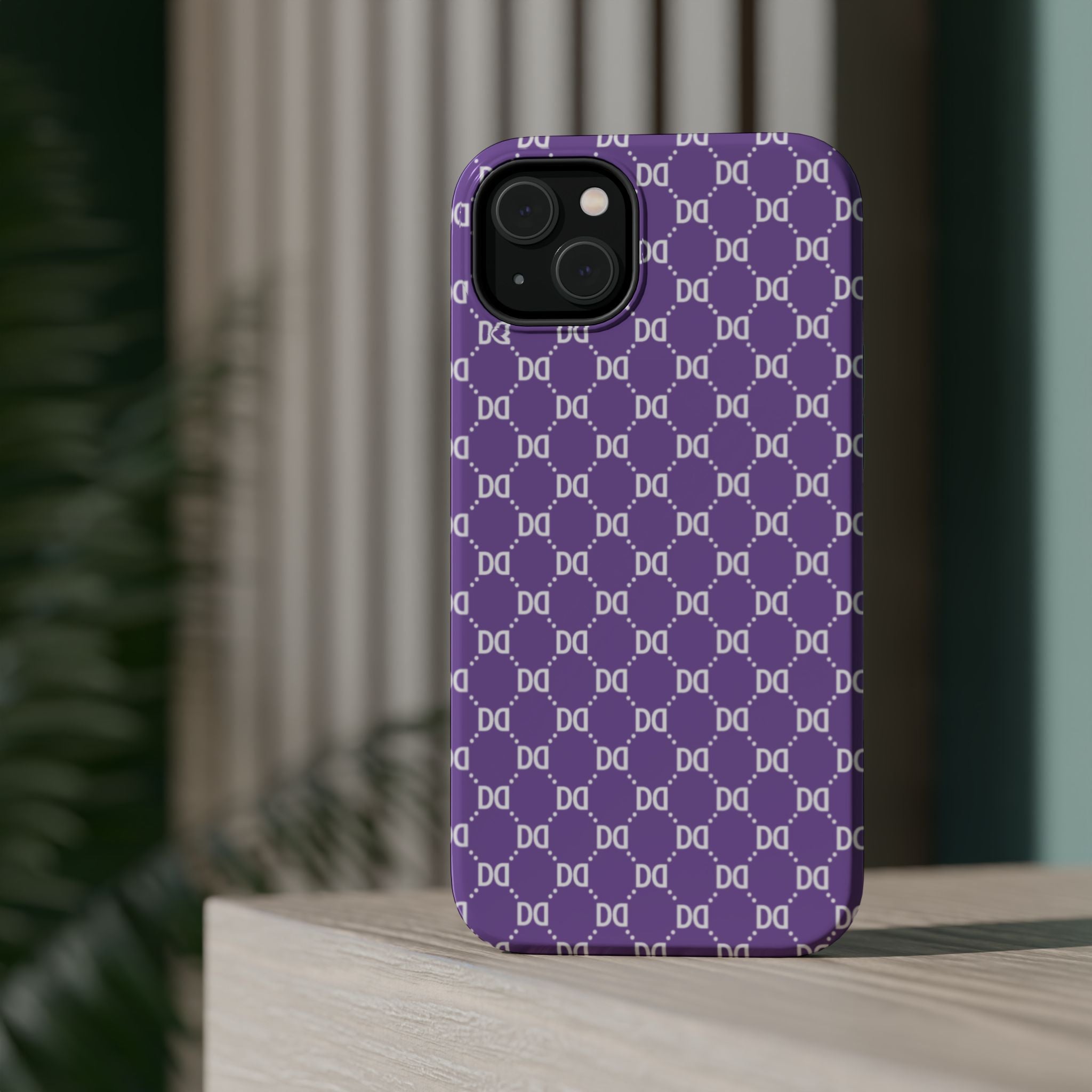 DD Monogram Pattern Magnetic Phone Case