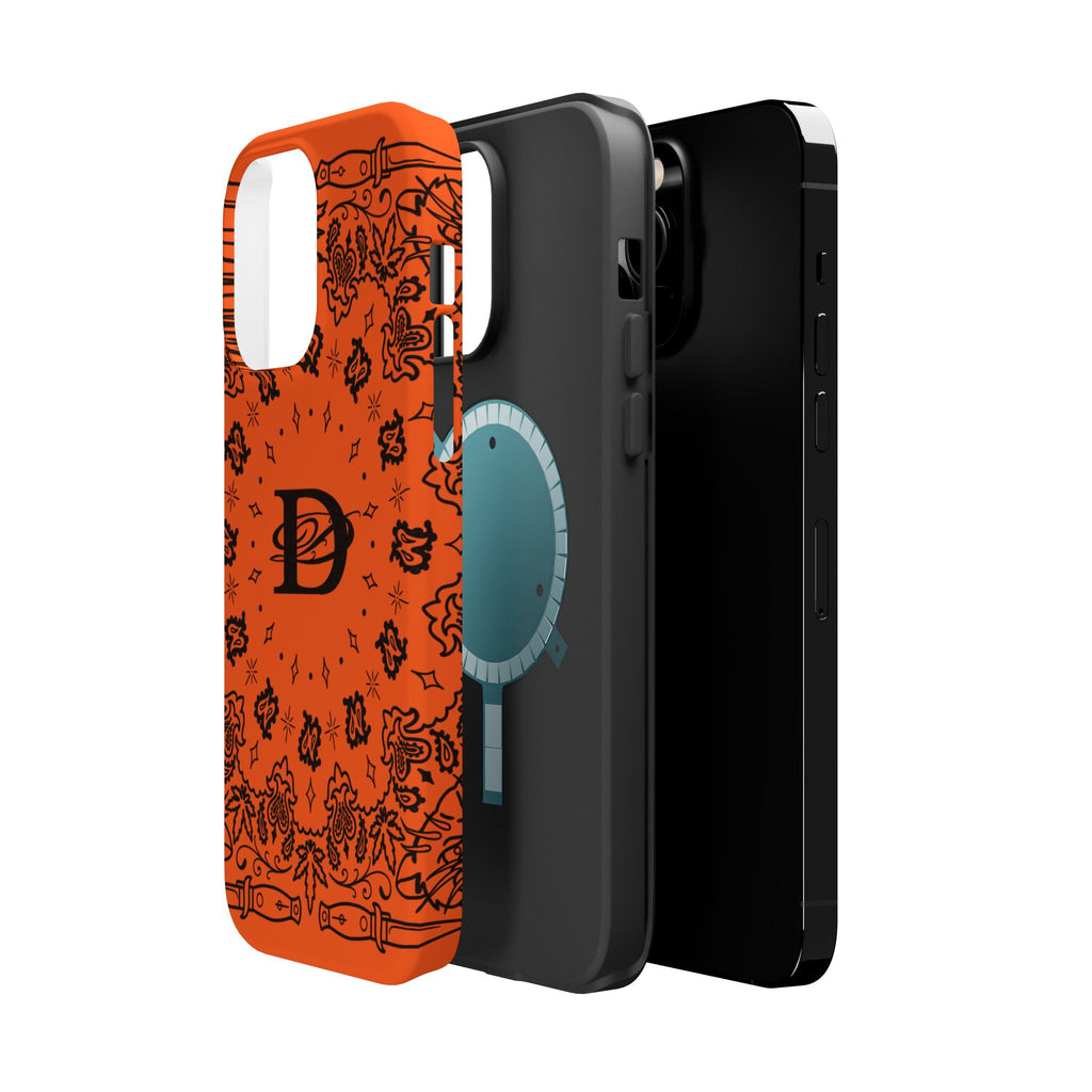 DD Custom Bandana Print Stylish Magnetic Phone Cases for Trendy Protection, Customize Your Style, Personalized Gift, Unique Design