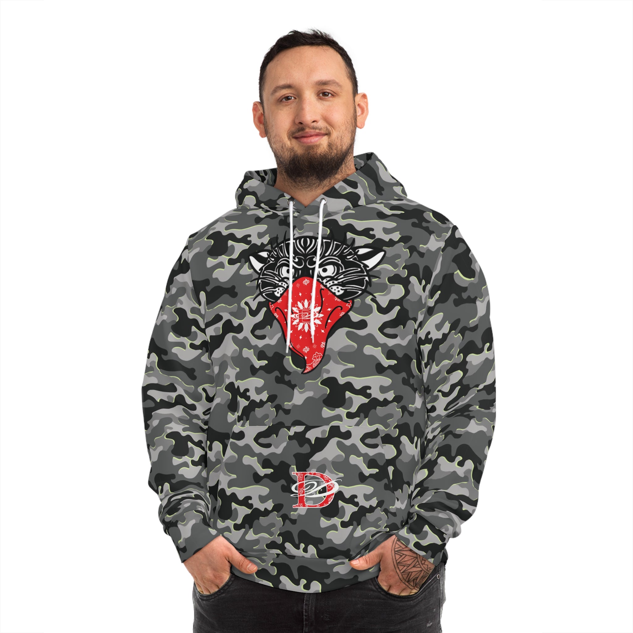 Bandito Panther Urban Camo Unisex Hoodie AOP