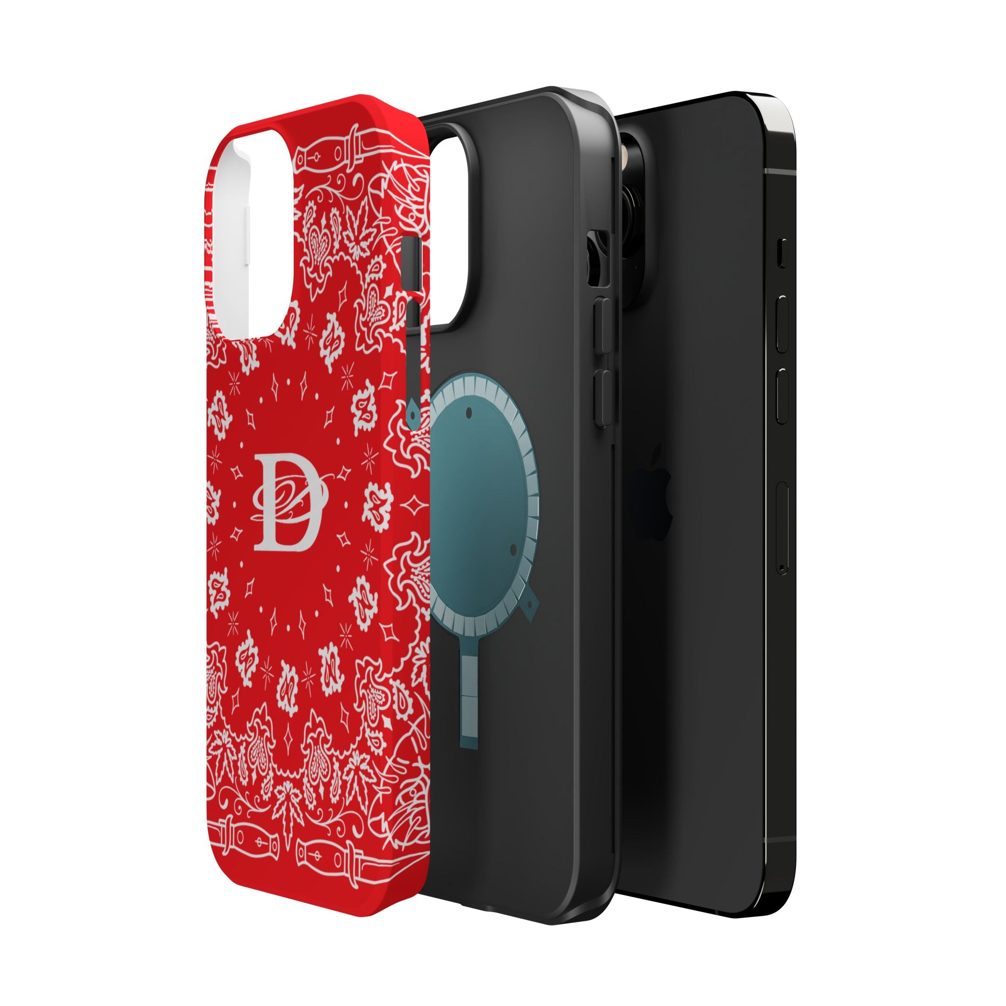 DD Custom Bandana Print Magnetic iPhone Case