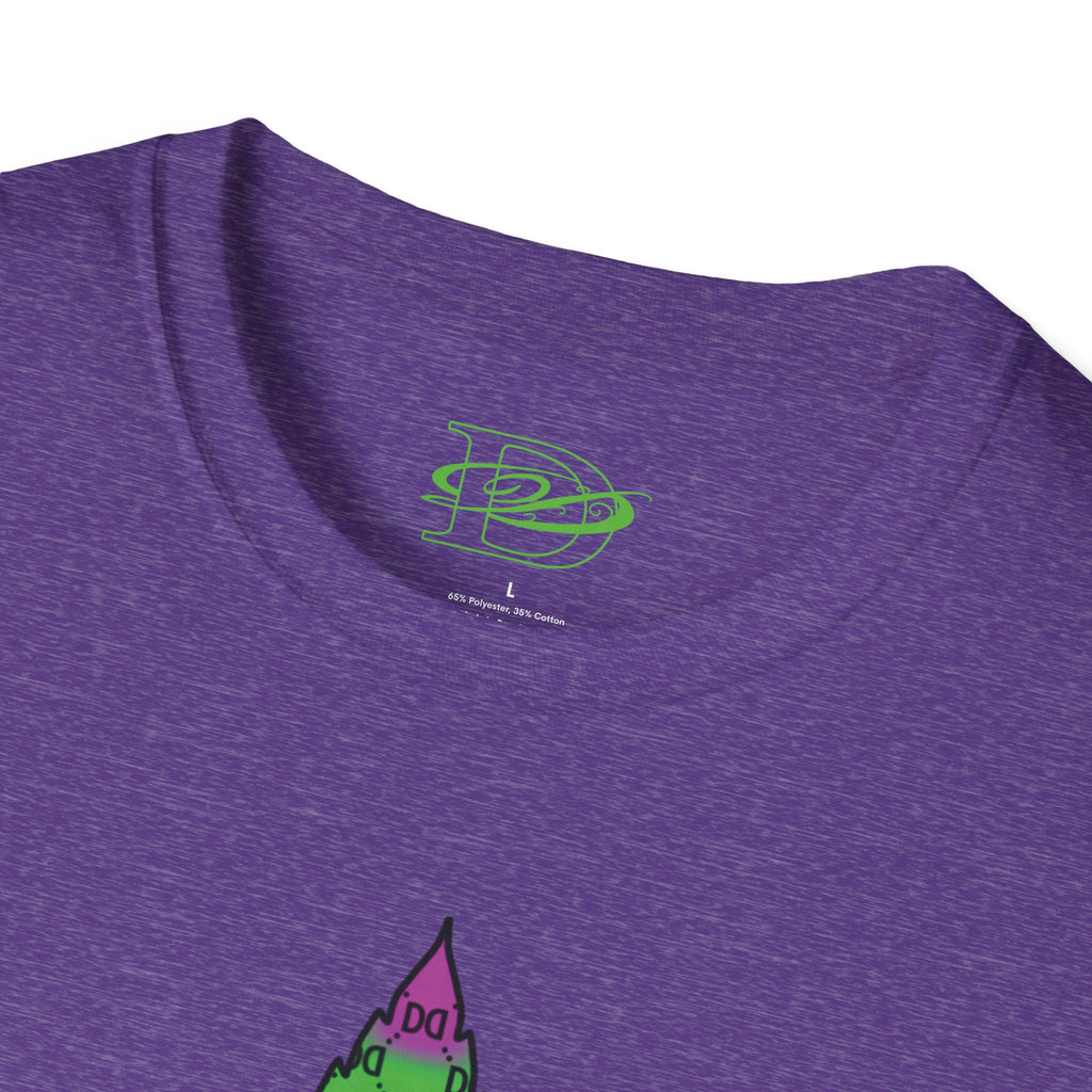 Cannabis Leaf w/the DD Monogram Unisex Softstyle T-Shirt