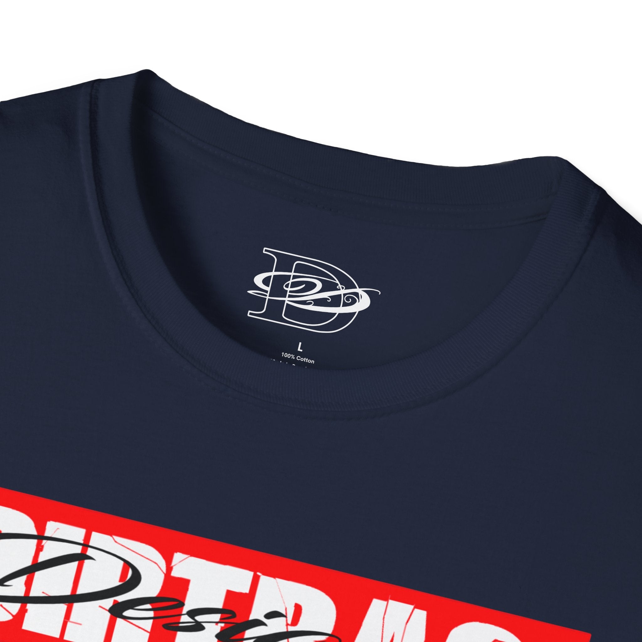 Broken Dirtbag Logo Graphic Unisex Softstyle T-Shirt, Casual Wear, Streetwear, Urban Fashion, Tattoo