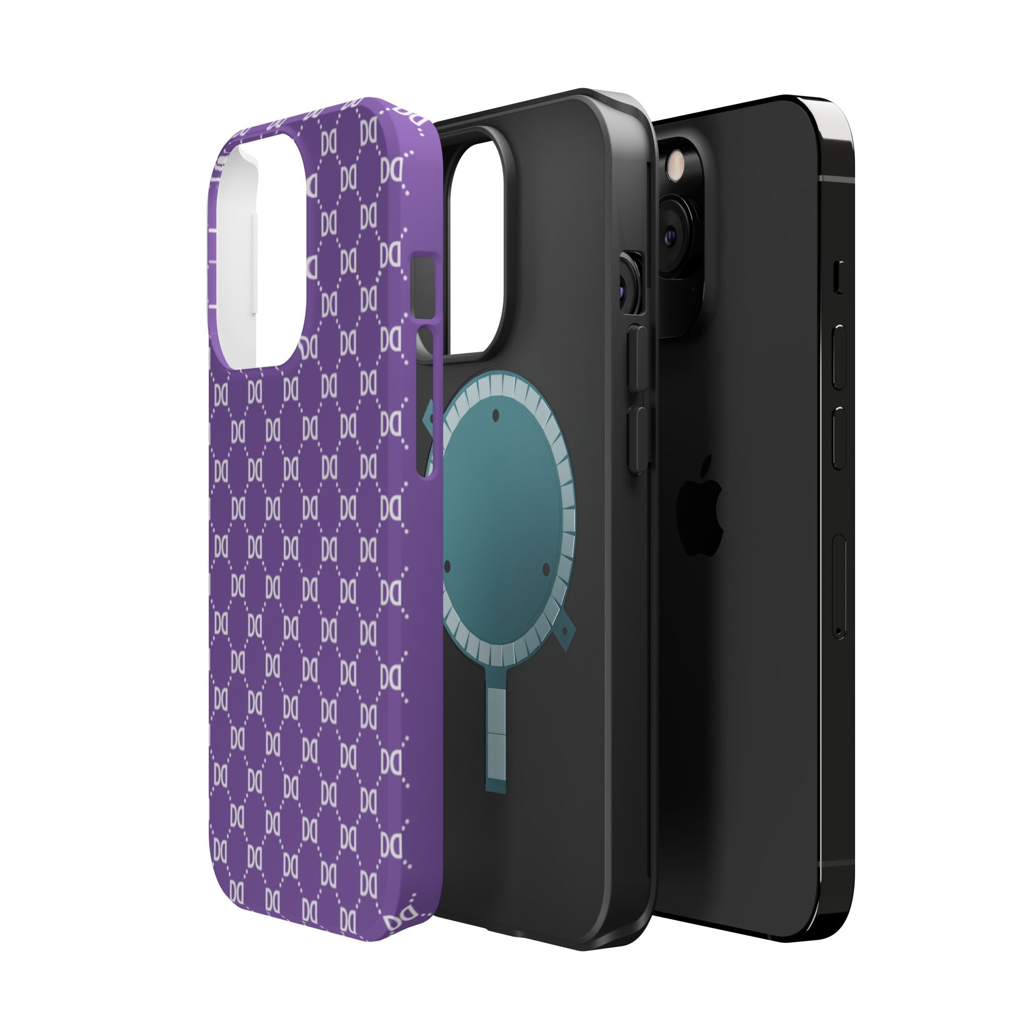 DD Monogram Pattern Magnetic Phone Case