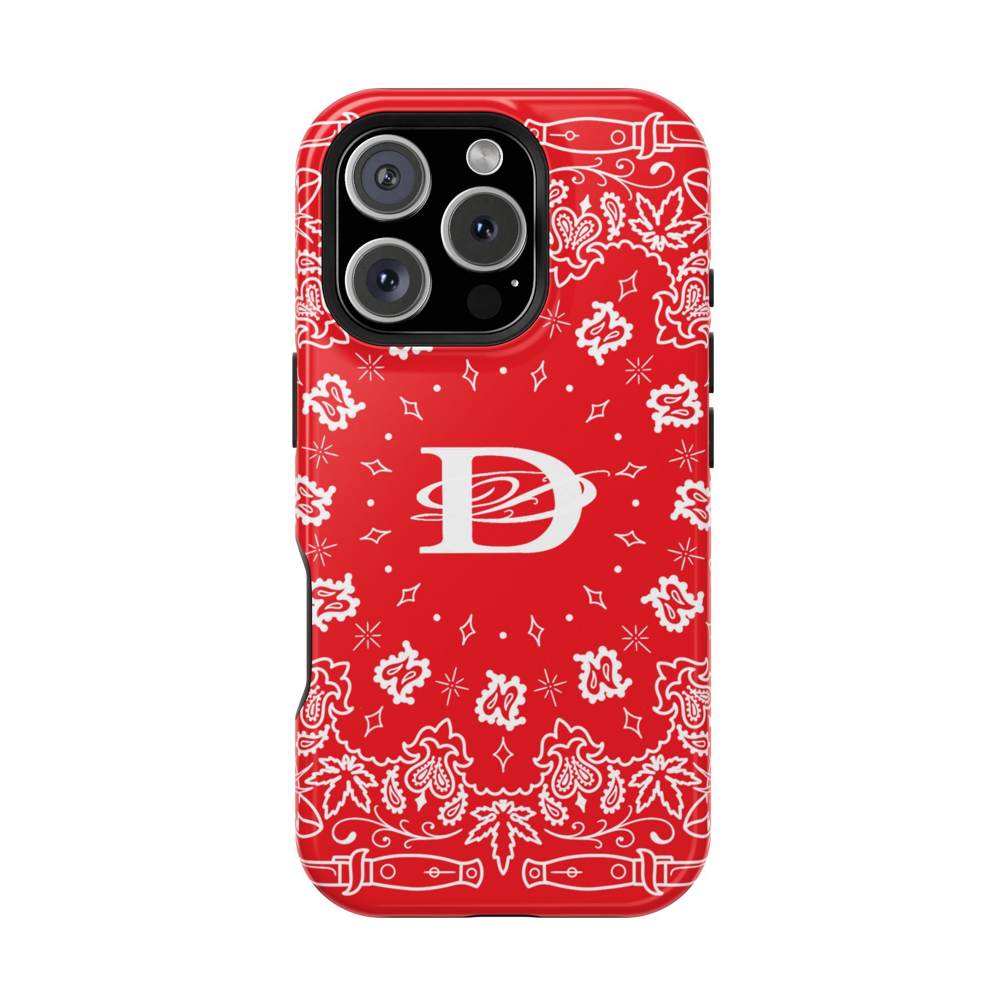 DD Custom Bandana Print Magnetic iPhone Case