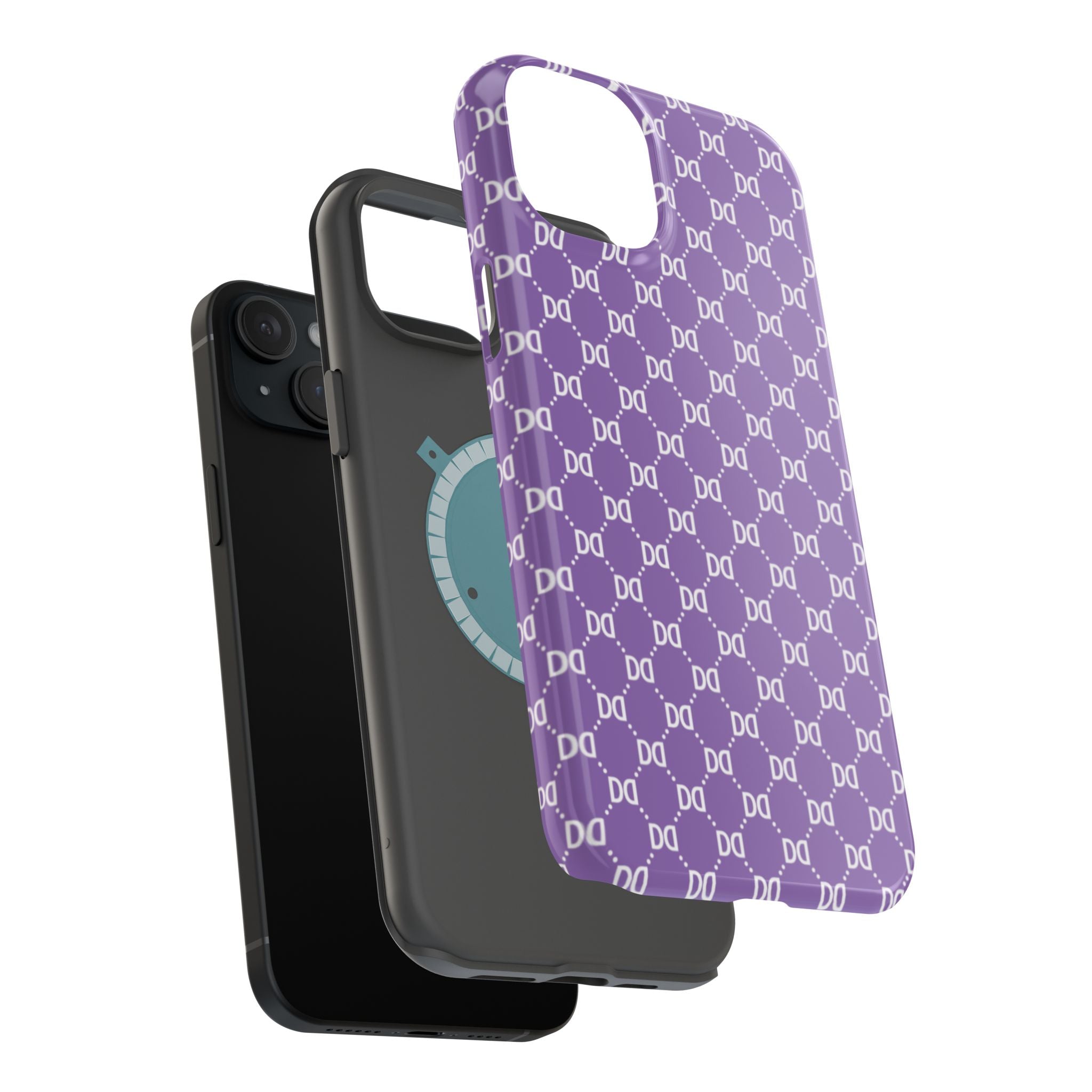 DD Monogram Pattern Magnetic Phone Case