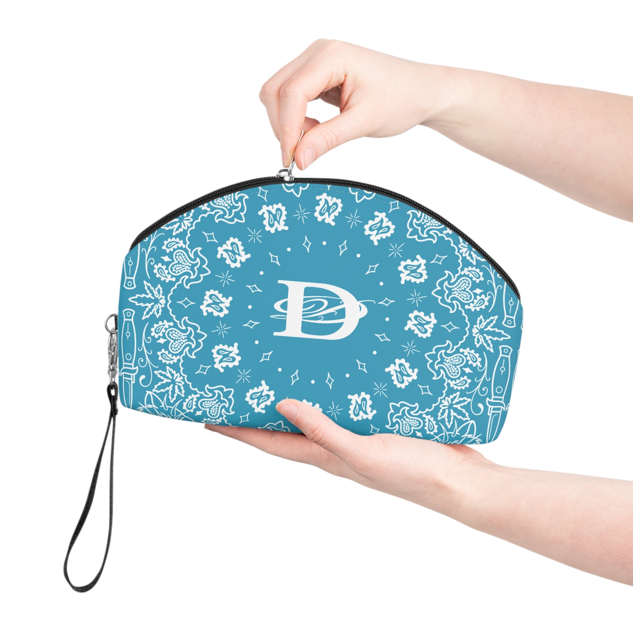 DD Custom Bandana Print Makeup Bag AOP