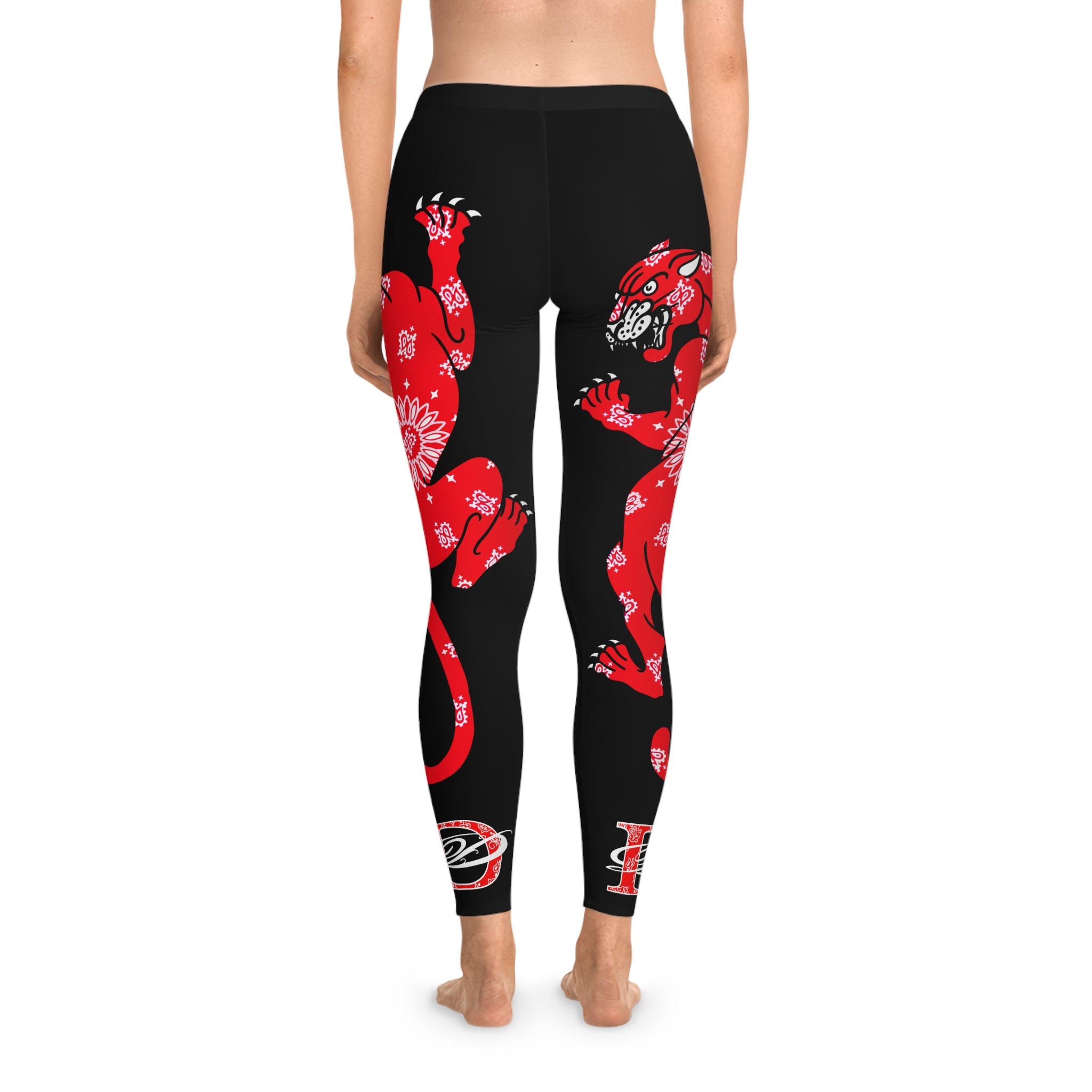 Climbing Bandana Panther Leggings AOP
