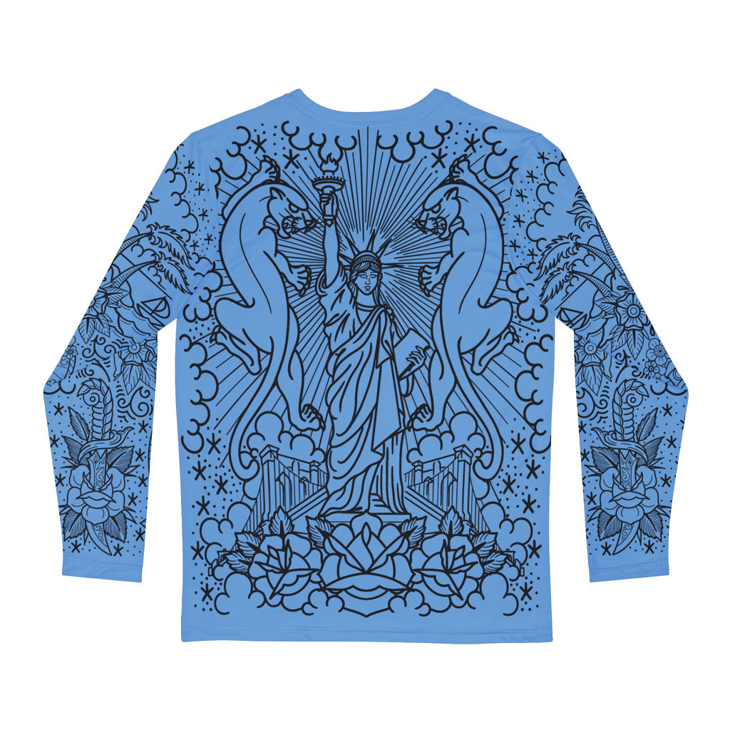 Traditional American Tattoo Body Suit Unisex Longsleeve T-Shirt AOP
