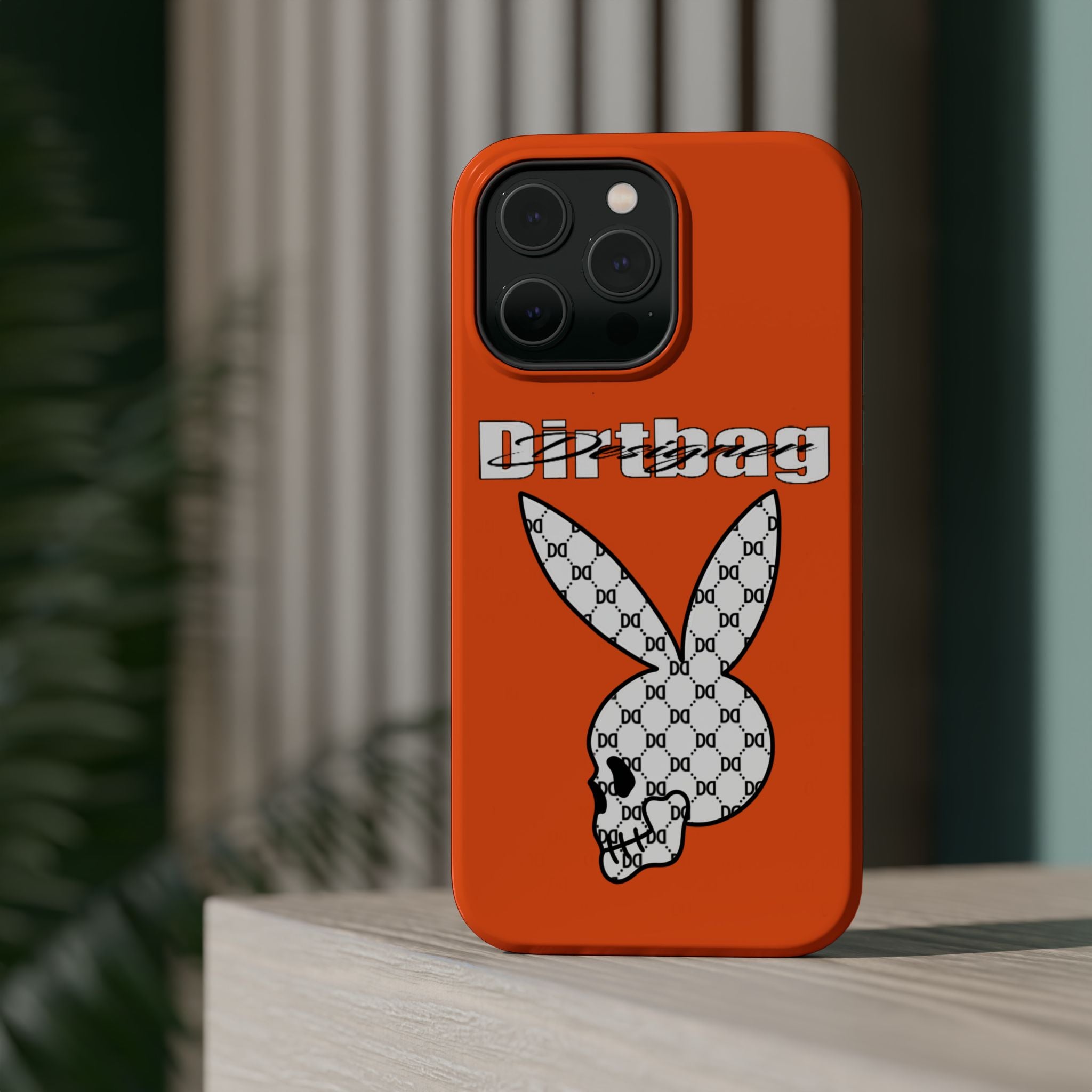DD Monogram Bunny Skull Magnetic Phone Case