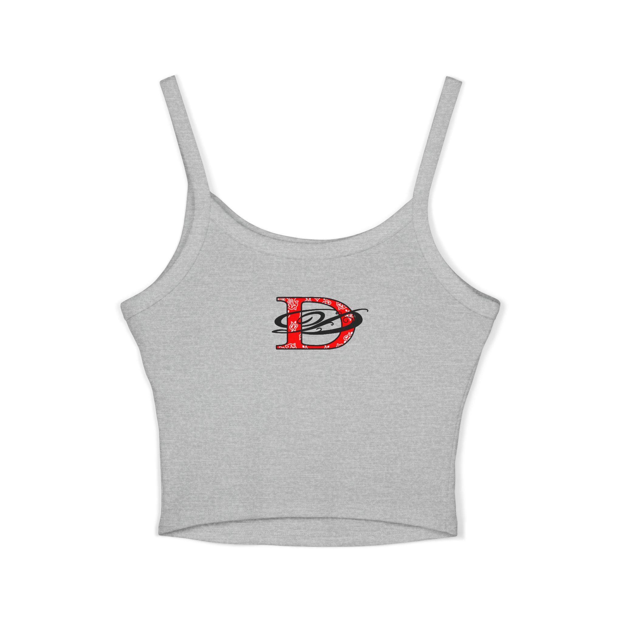 DD Climbing Panther w/Bandana Spaghetti Strap Tank Top