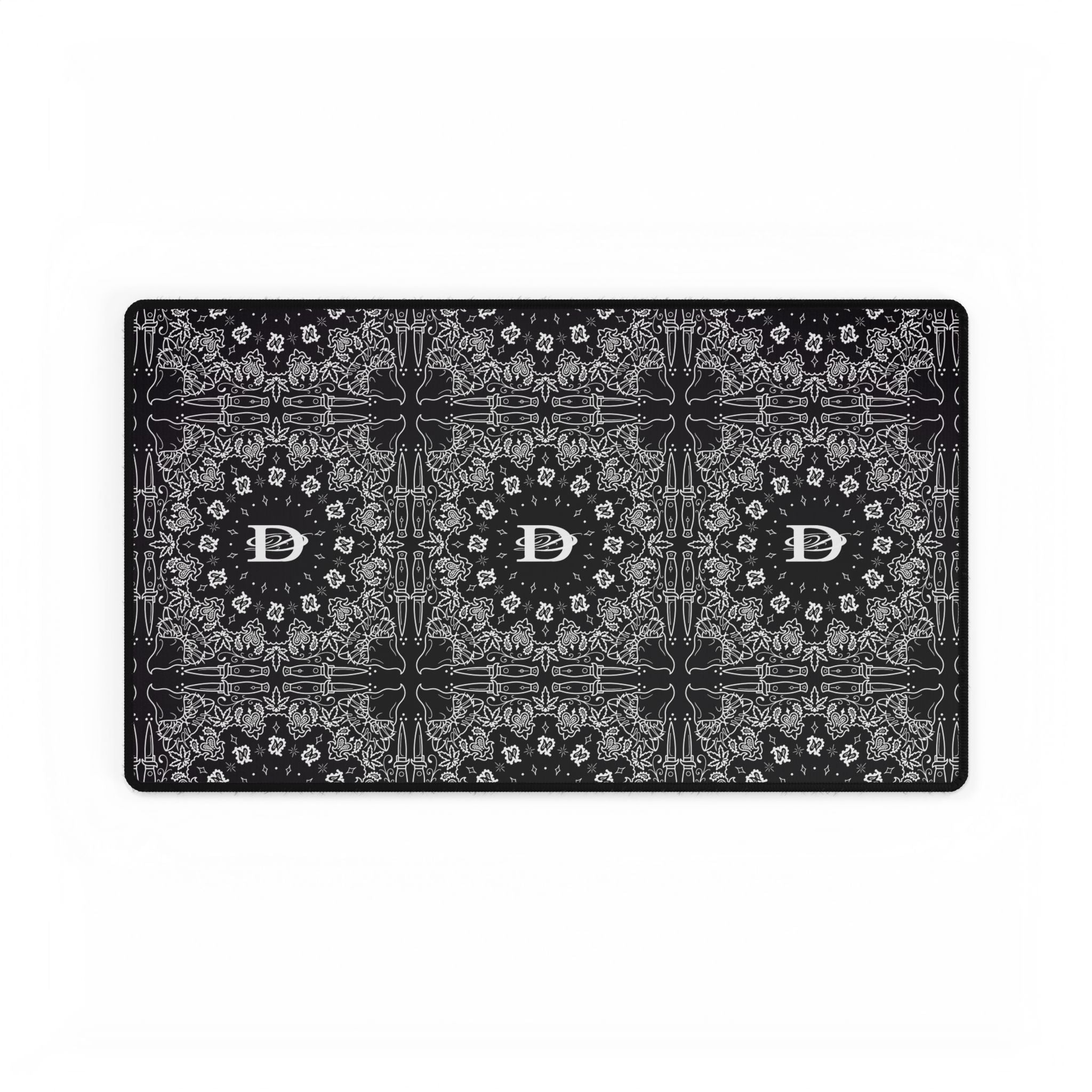 DD Custom Bandana Print Large Desk Mat Mouse Pad AOP