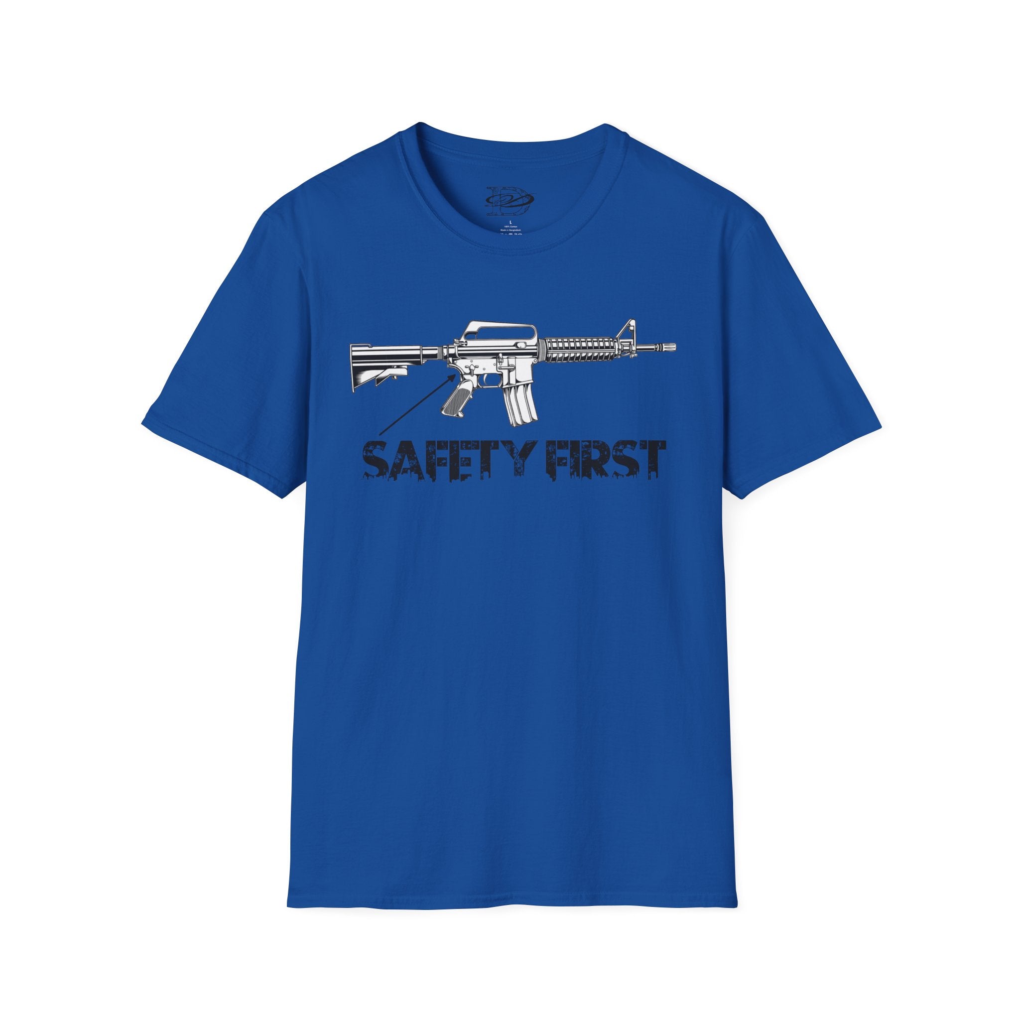"Safety First" AR-15 Unisex Softstyle T-Shirt