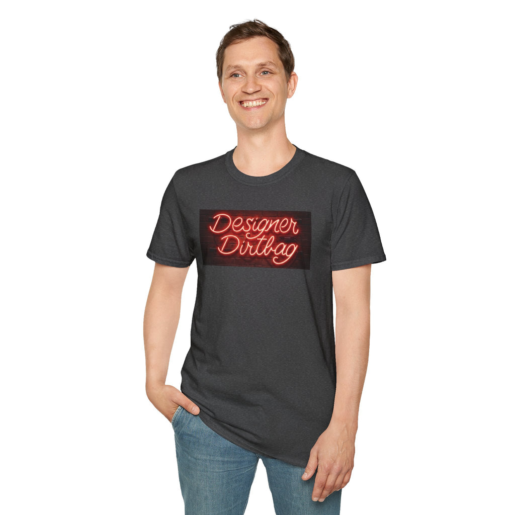 DD Neon Sign Softstyle Unisex T-Shirt