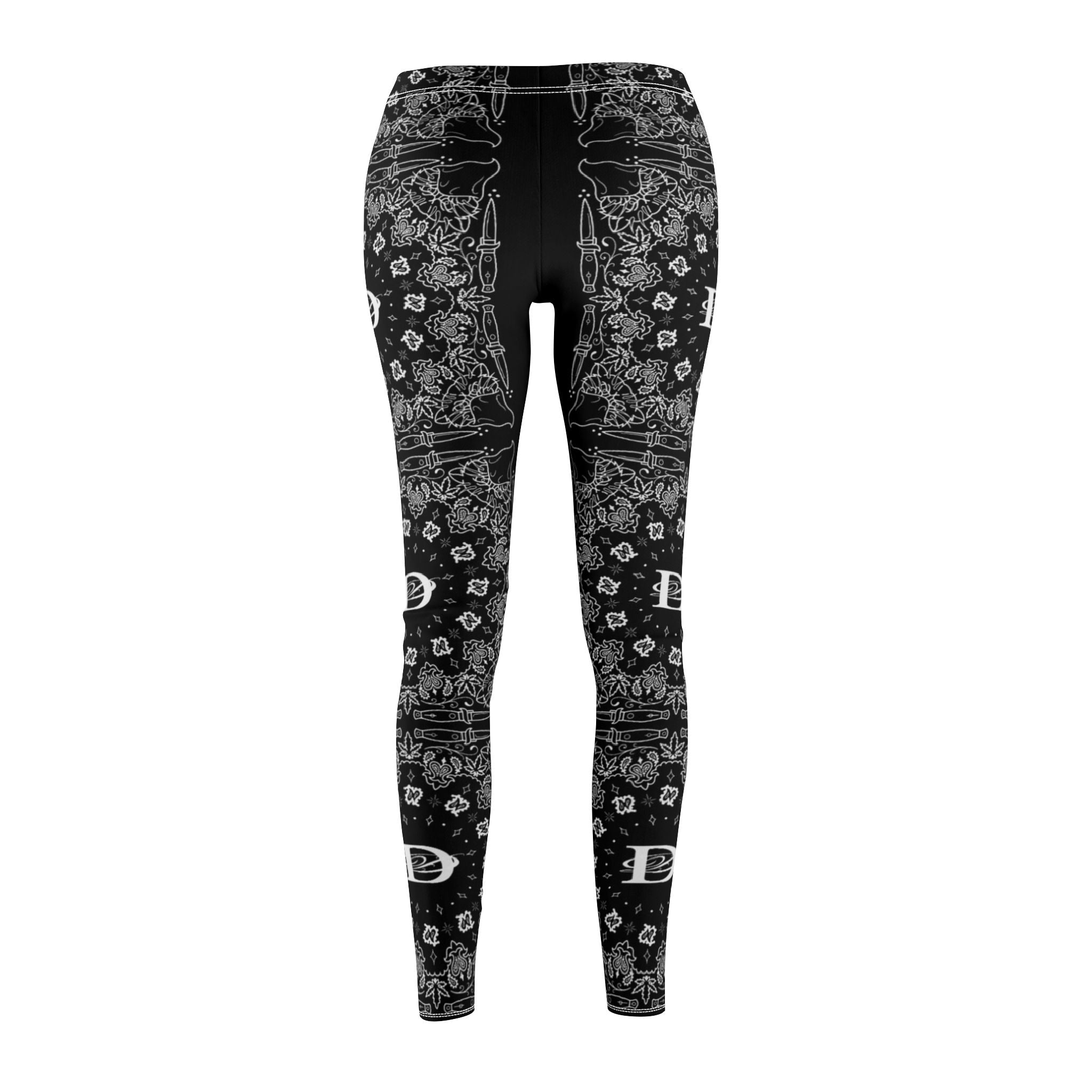 DD Custom Bandana Print Women's Leggings AOP