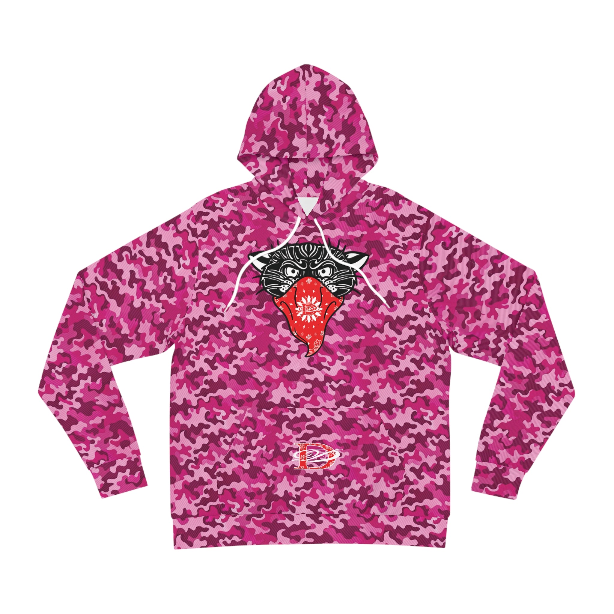 Bandito Pink Camo Unisex Hoodie AOP