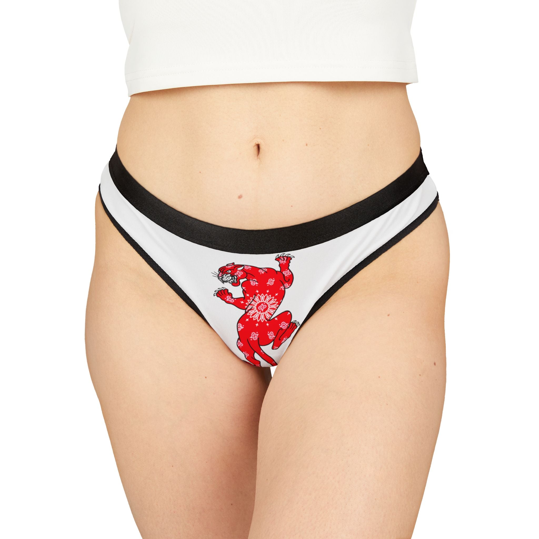 Climbing Panther W/Bandana Women's Thong Underwear | Underwear, Tattoo, Streetwear, Designer, Fashion
