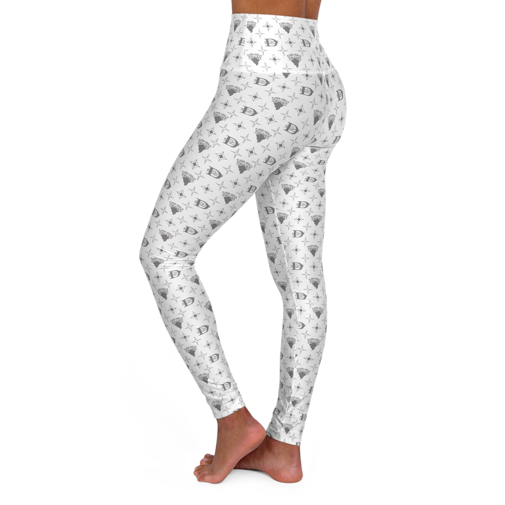 Bandito Panther Custom Monogram High Waisted Leggings AOP
