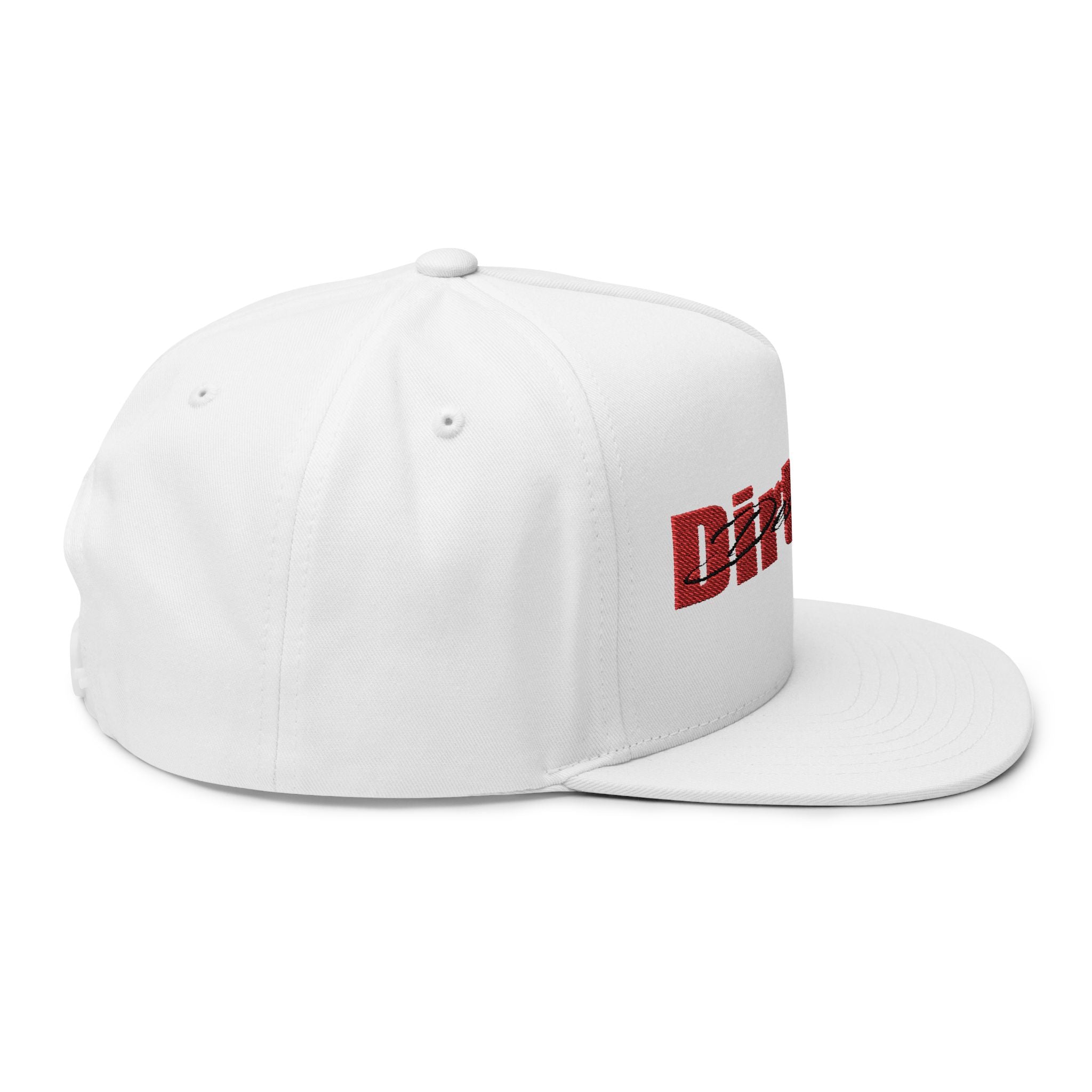 DD Reverse Box Logo Design Embroidered Flat Bill Embroidered Snapback Cap | Streetwear, Urban Fashion, Tattoo, Bandana, Designer