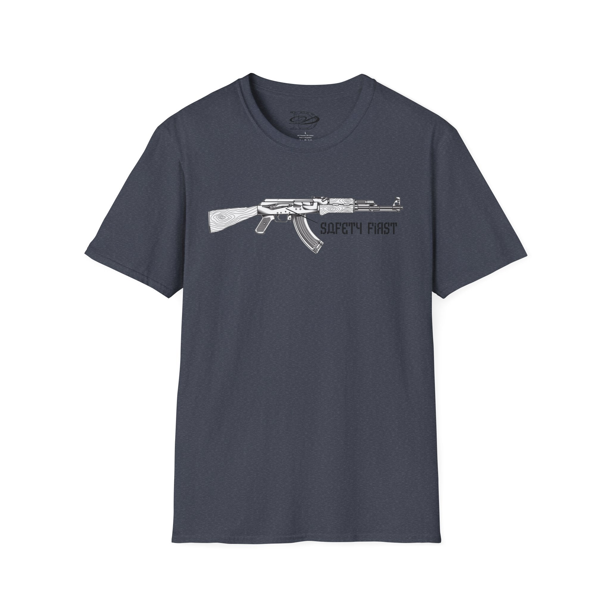"Safety First" AK-47 Unisex Softstyle T-Shirt