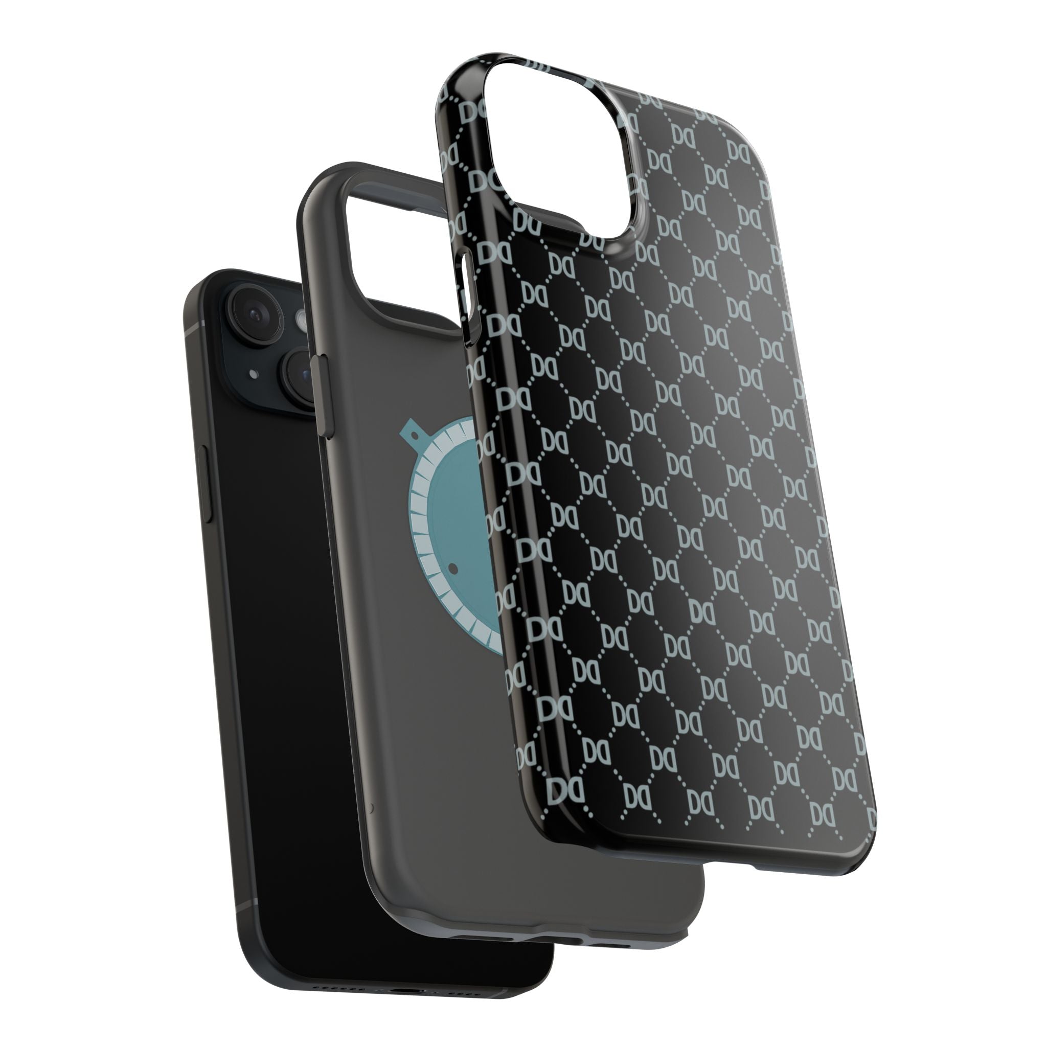 DD Monogram Pattern Magnetic Phone Case