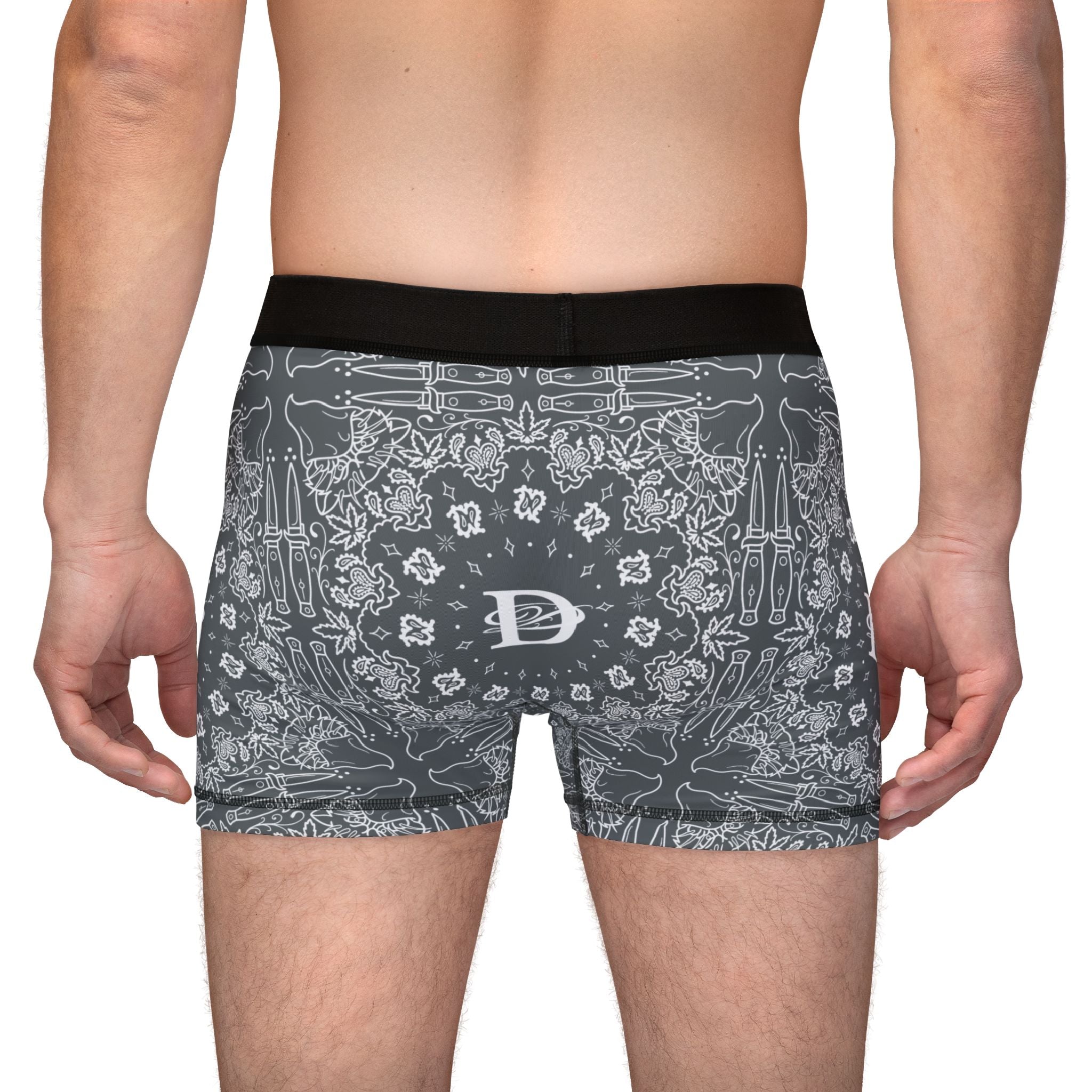 DD Custom Bandana Print Men's Boxers AOP