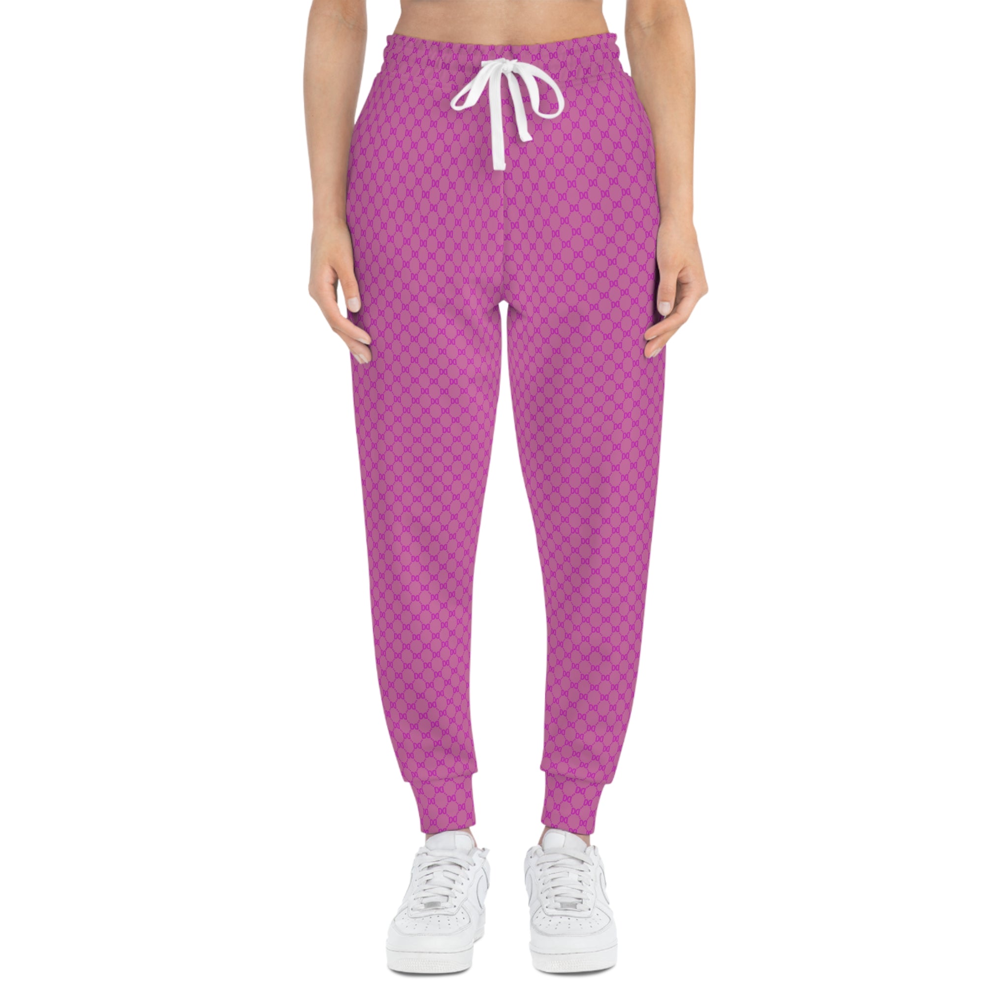 DD Custom Monogram Print Unisex Joggers AOP