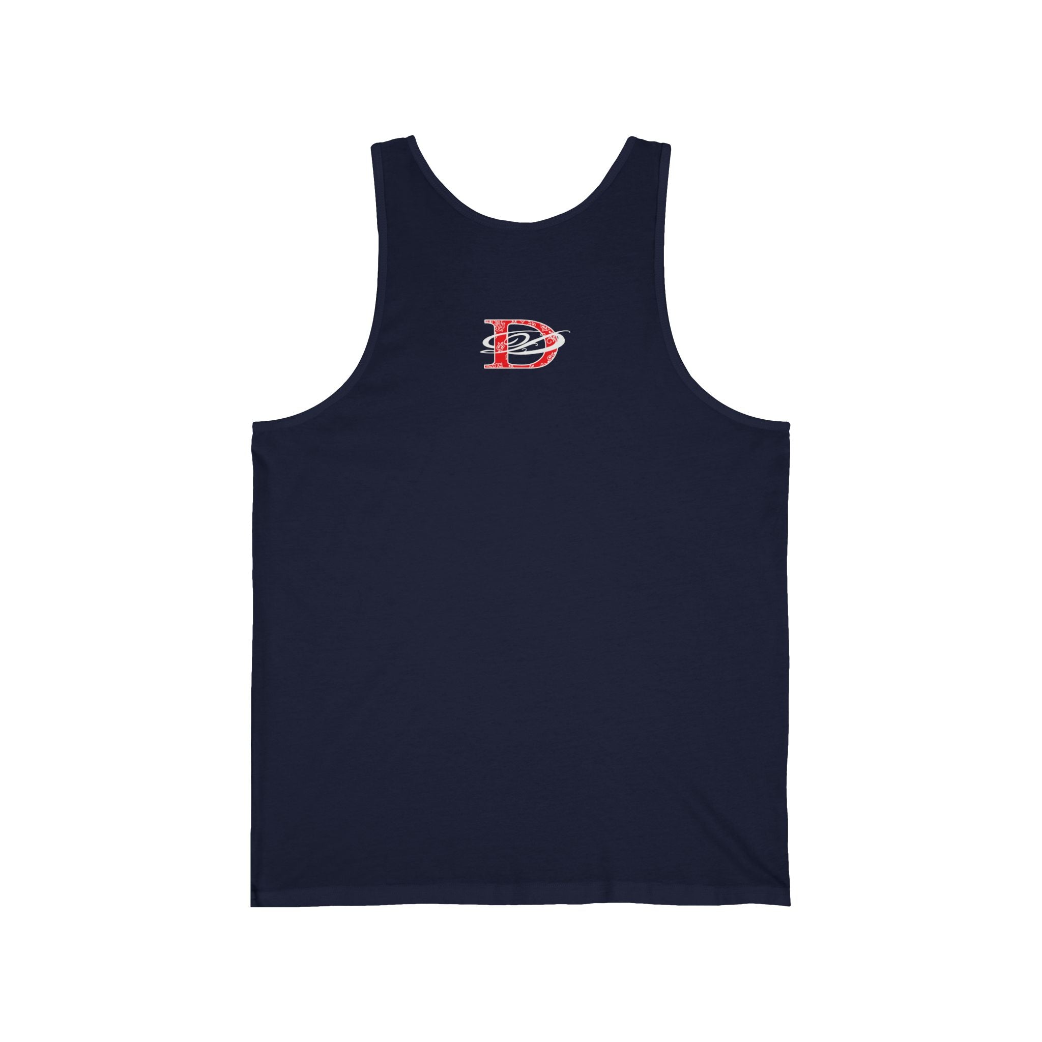 250th Anniversary American Flag w/Heart and 250 Banner Tattoo Design Mens Tank Top