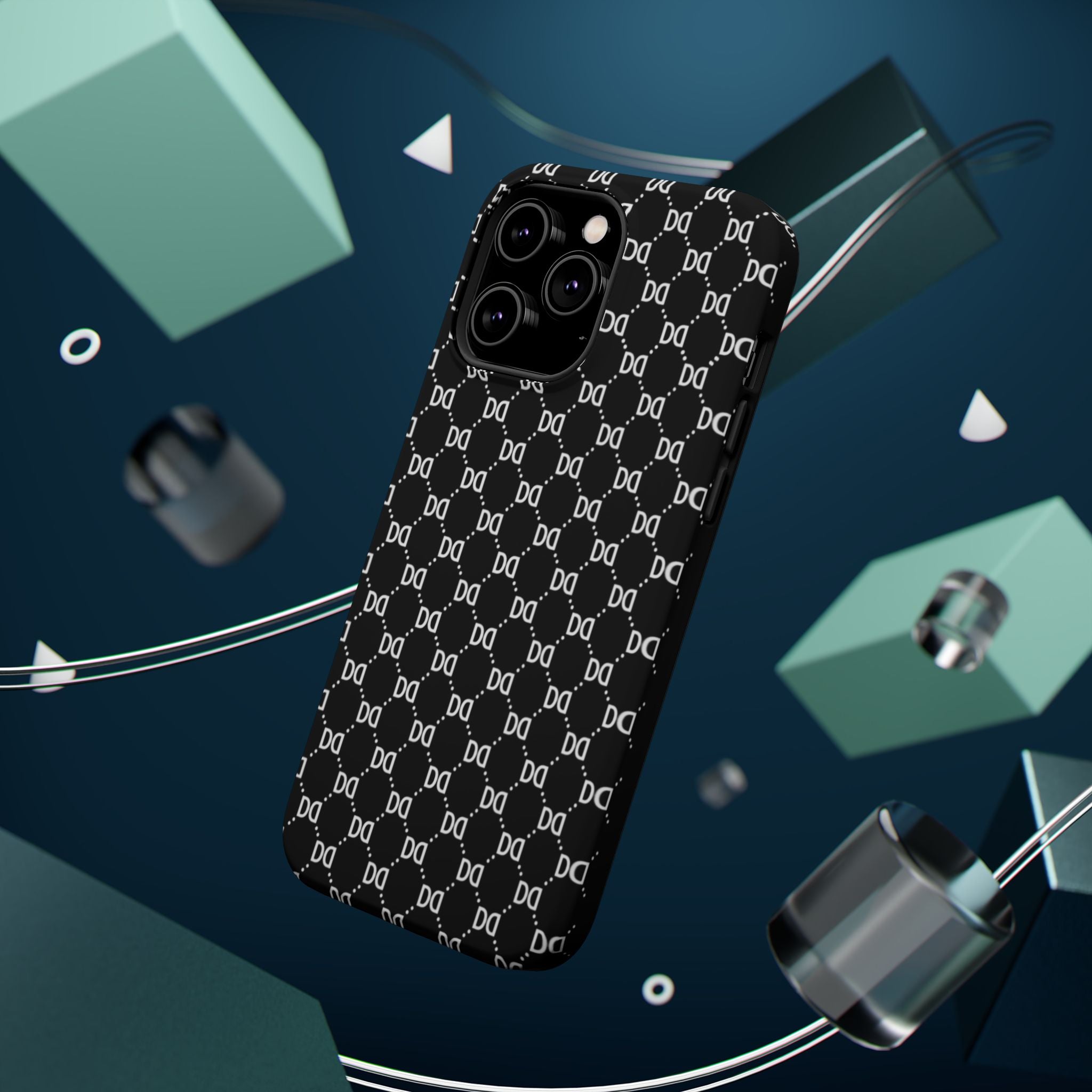 DD Monogram Pattern Magnetic Phone Case