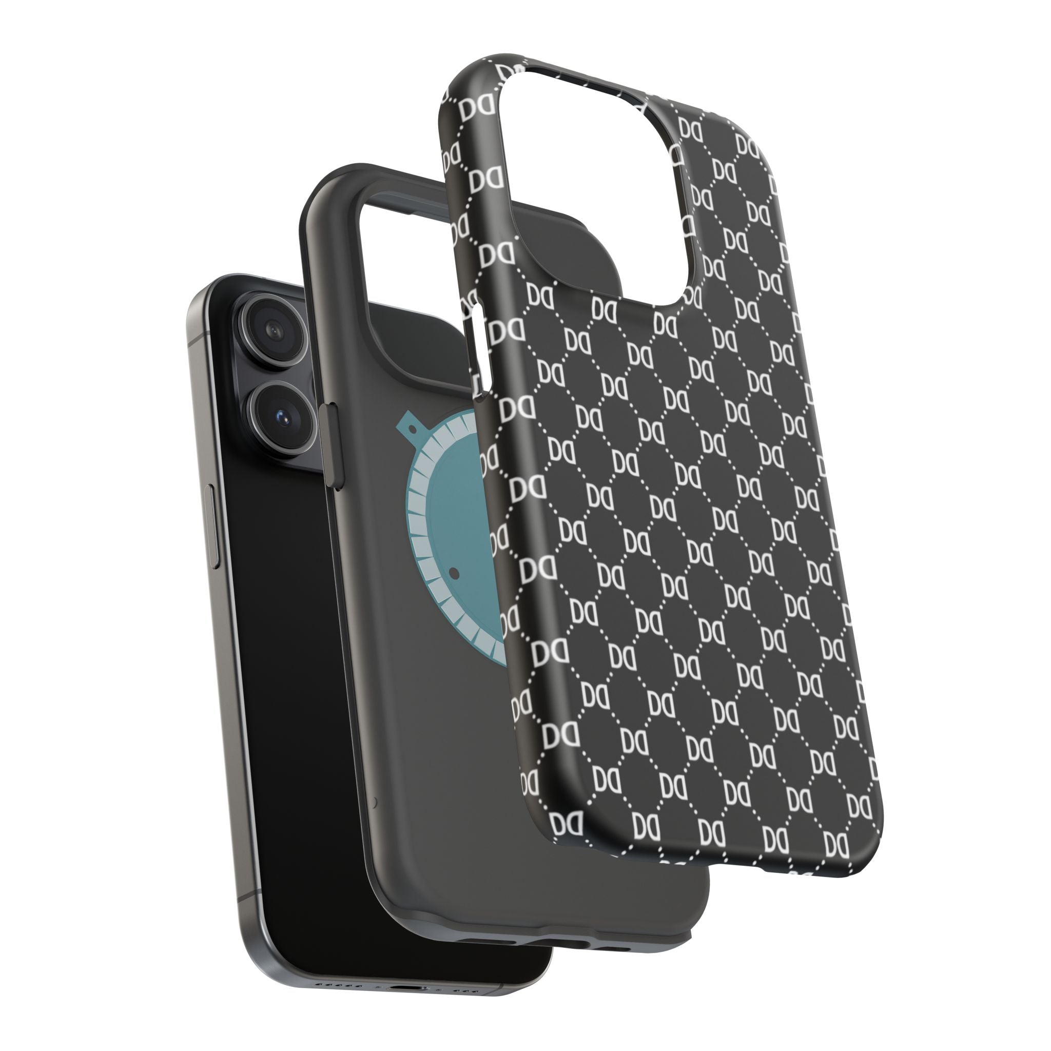 DD Monogram Pattern Magnetic Phone Case